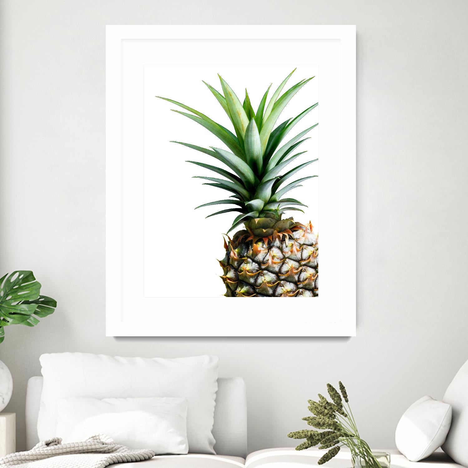 Pineapple (color) by Lexie Greer on GIANT ART - multicolor photography; cuisine; floral/still life