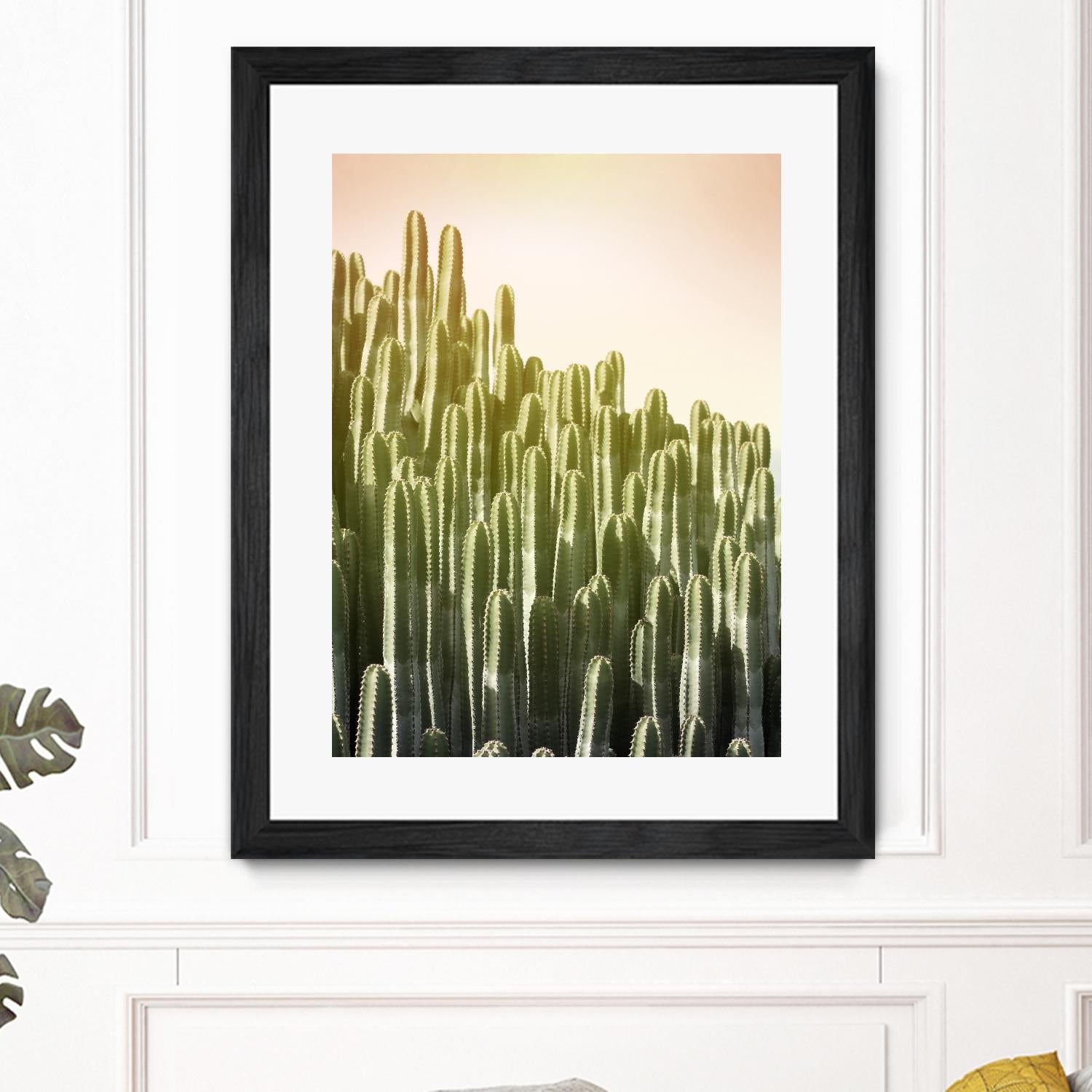 Pink Sky Cactus by Lexie Greer on GIANT ART - multicolor photography; floral/still life