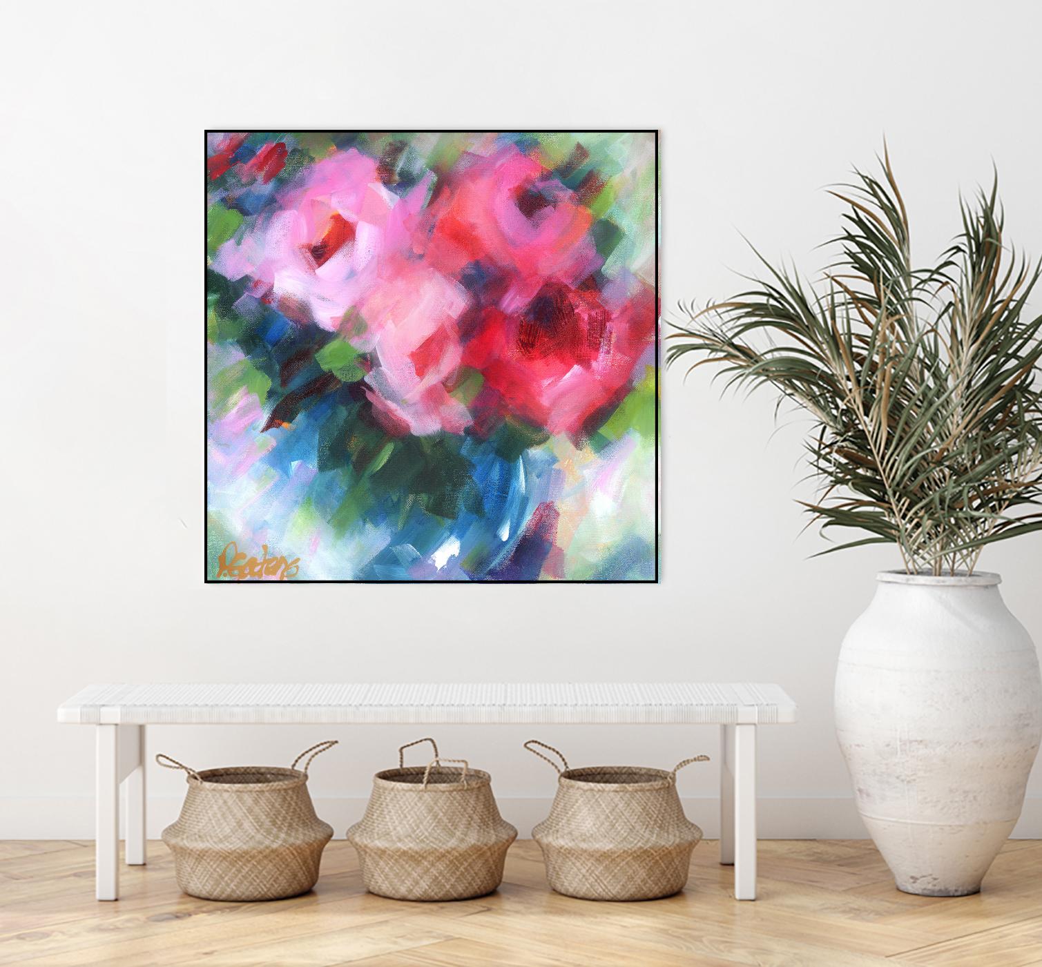Big Pinks by Pamela Gatens on GIANT ART - multicolor floral/still life