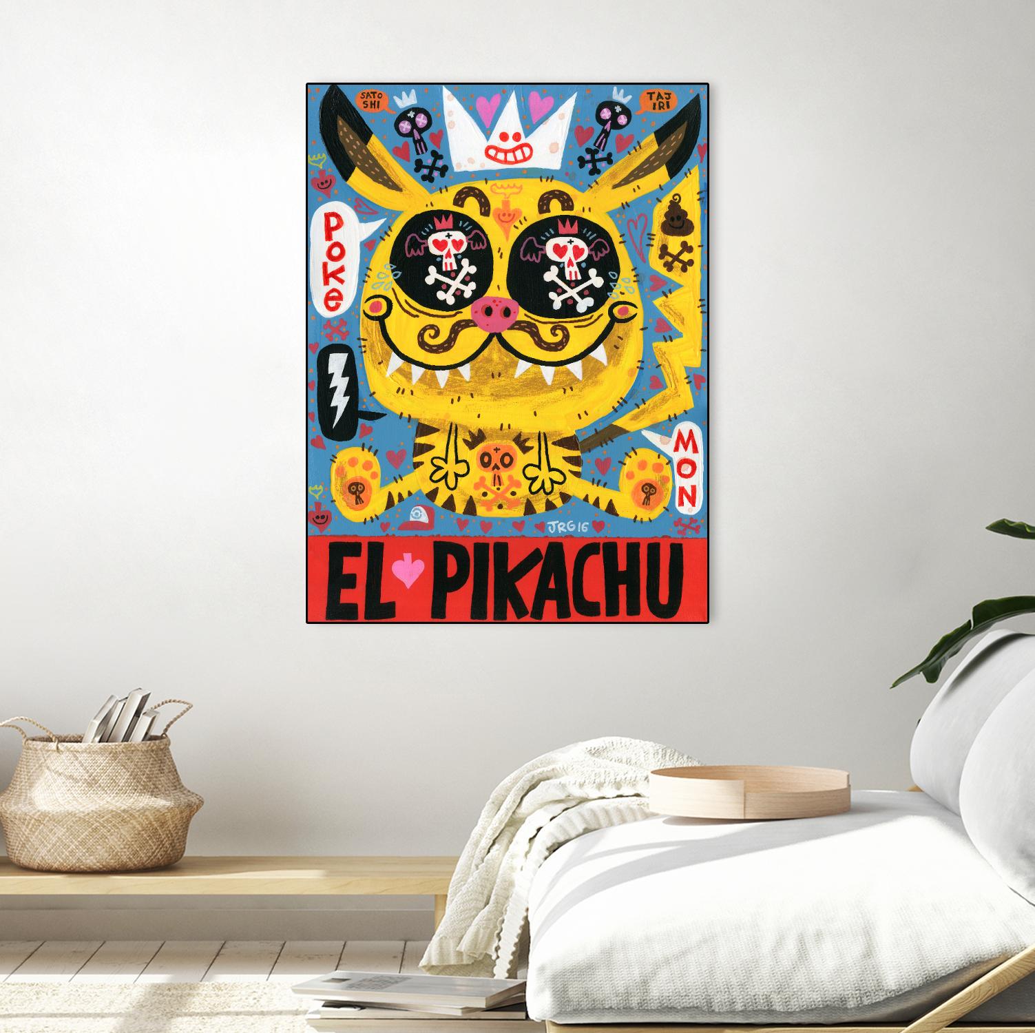 Magic Japanese Cockfighting by Jorge R. Gutierrez on GIANT ART - multicolor ethnic; urban/pop surrealism