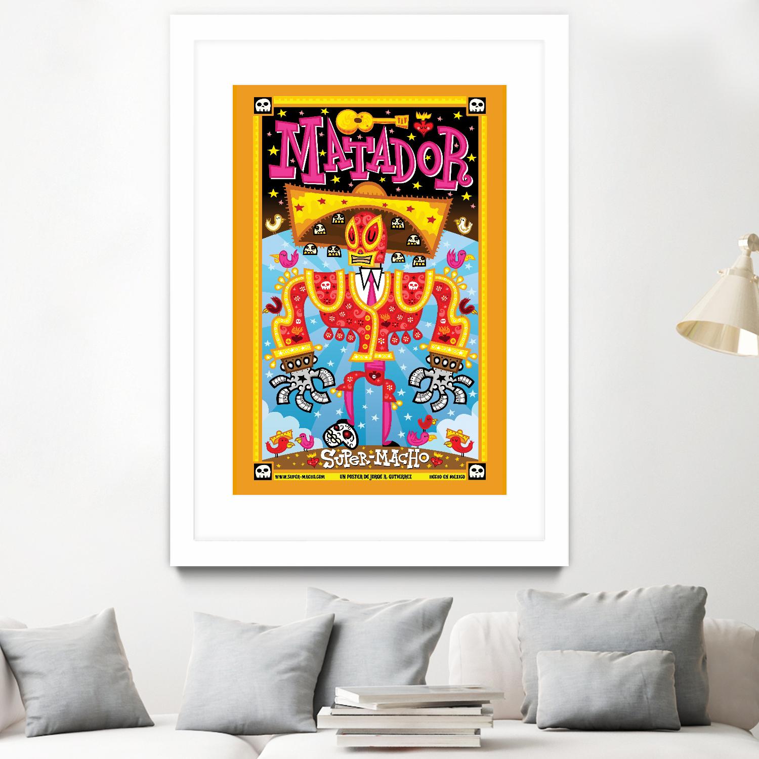 Matador by Jorge R. Gutierrez on GIANT ART - multicolor ethnic; urban/pop surrealism