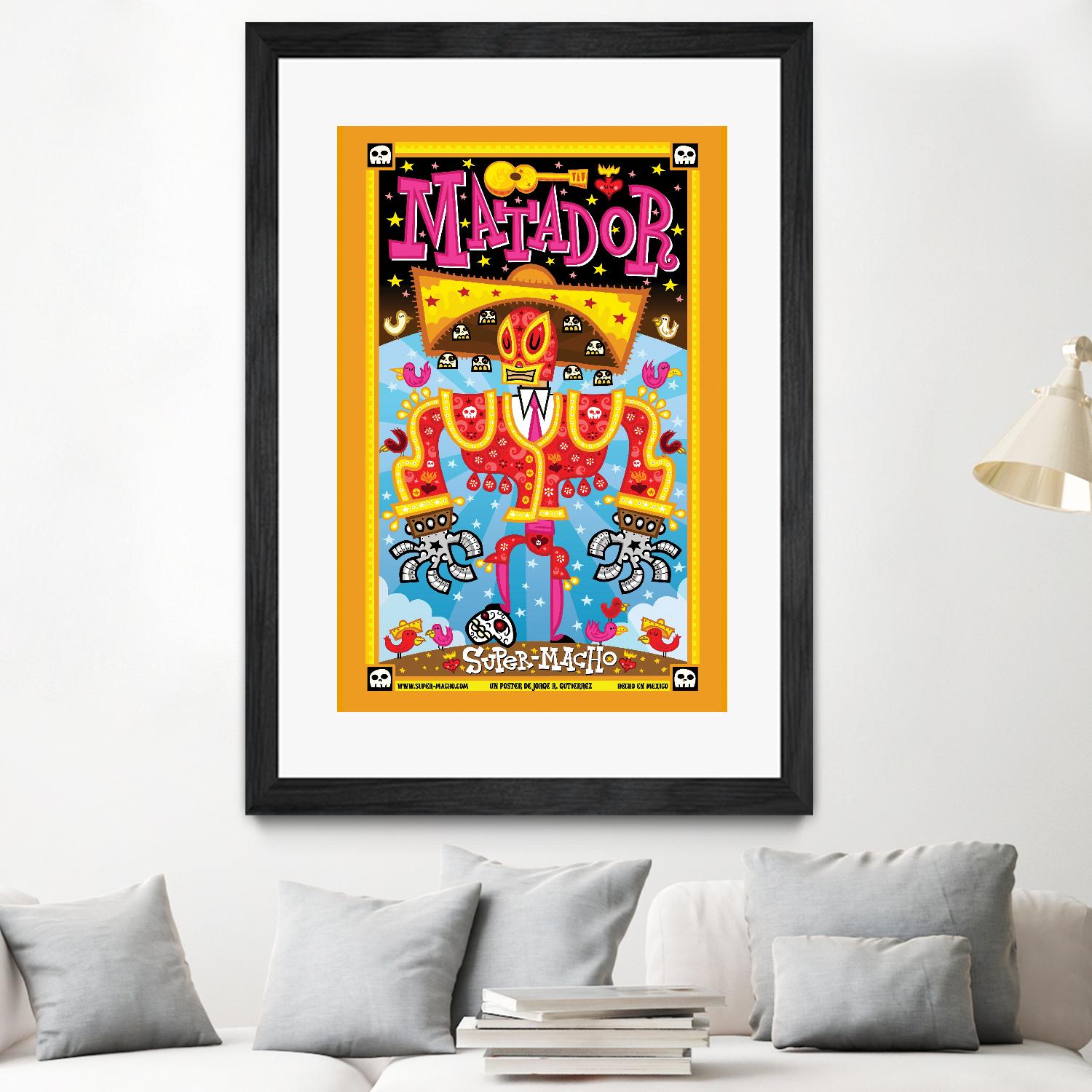 Matador by Jorge R. Gutierrez on GIANT ART - multicolor ethnic; urban/pop surrealism