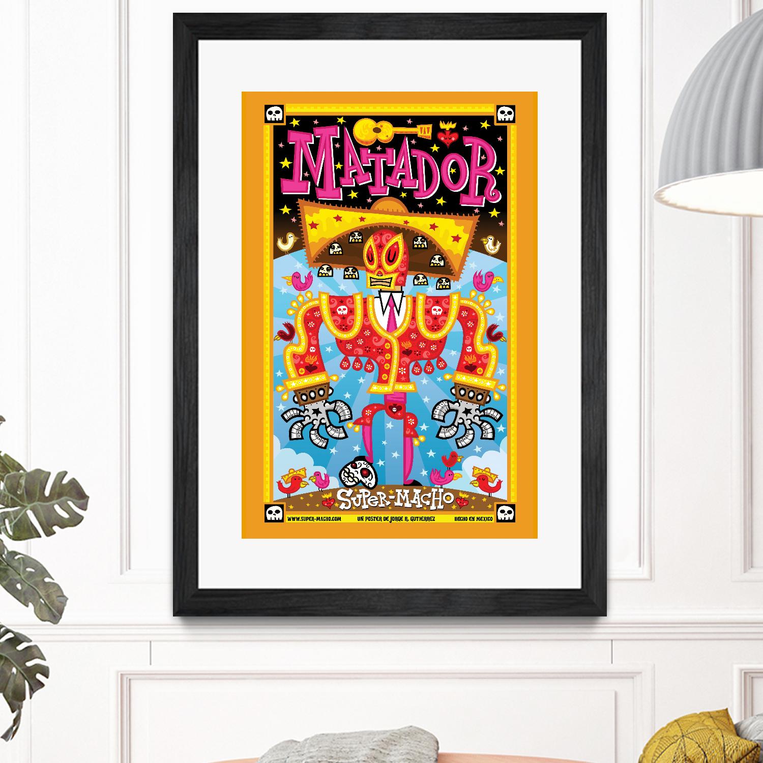 Matador by Jorge R. Gutierrez on GIANT ART - multicolor ethnic; urban/pop surrealism