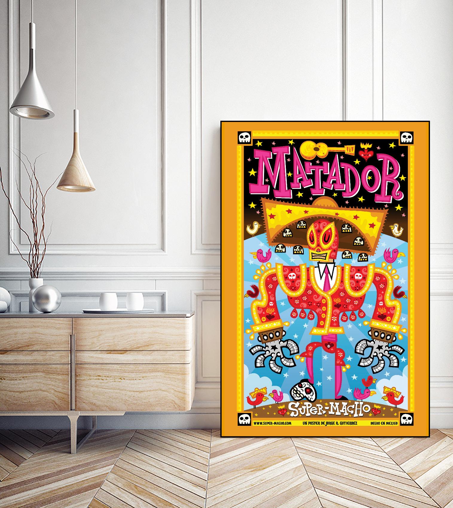 Matador by Jorge R. Gutierrez on GIANT ART - multicolor ethnic; urban/pop surrealism