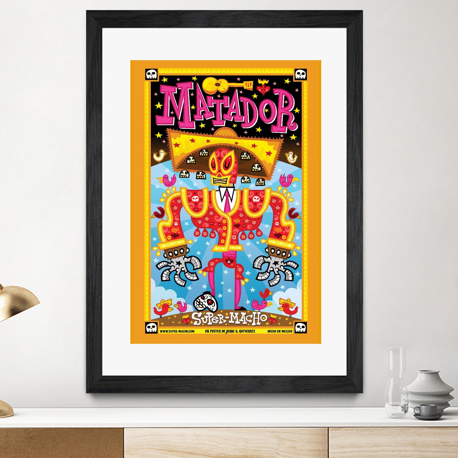 Matador by Jorge R. Gutierrez on GIANT ART - multicolor ethnic; urban/pop surrealism