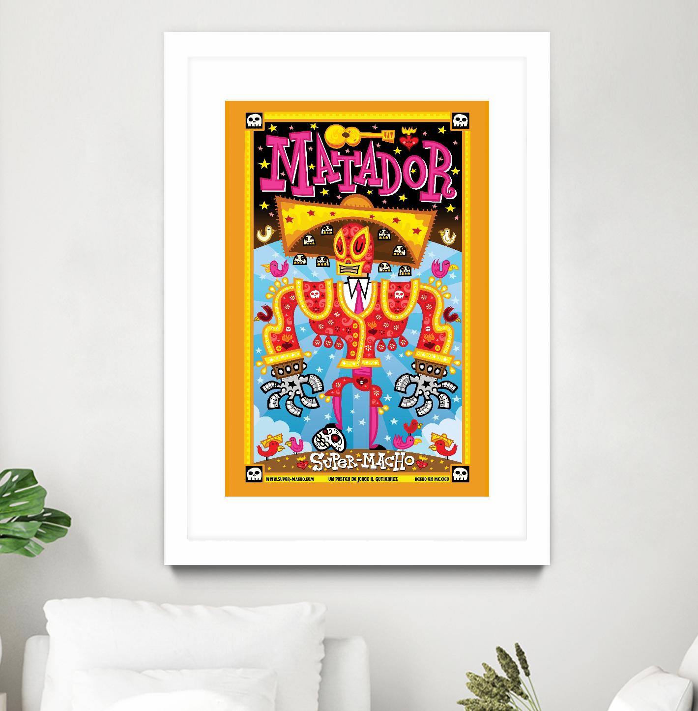 Matador by Jorge R. Gutierrez on GIANT ART - multicolor ethnic; urban/pop surrealism