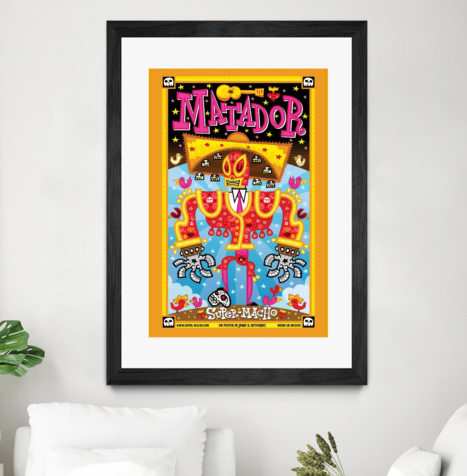 Matador by Jorge R. Gutierrez on GIANT ART - multicolor ethnic; urban/pop surrealism