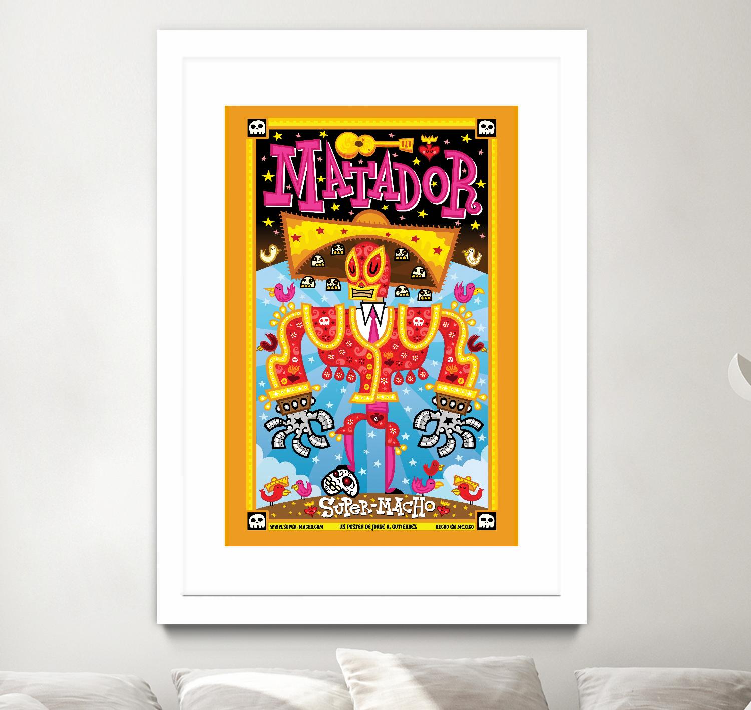 Matador by Jorge R. Gutierrez on GIANT ART - multicolor ethnic; urban/pop surrealism