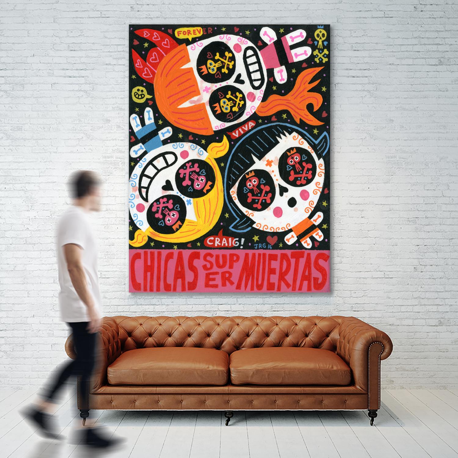 The Holy Trinity by Jorge R. Gutierrez on GIANT ART - multicolor ethnic; urban/pop surrealism