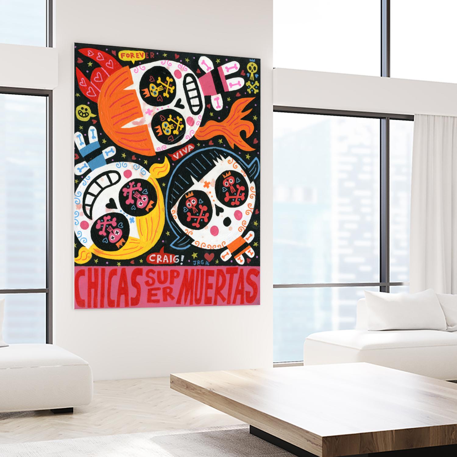 The Holy Trinity by Jorge R. Gutierrez on GIANT ART - multicolor ethnic; urban/pop surrealism