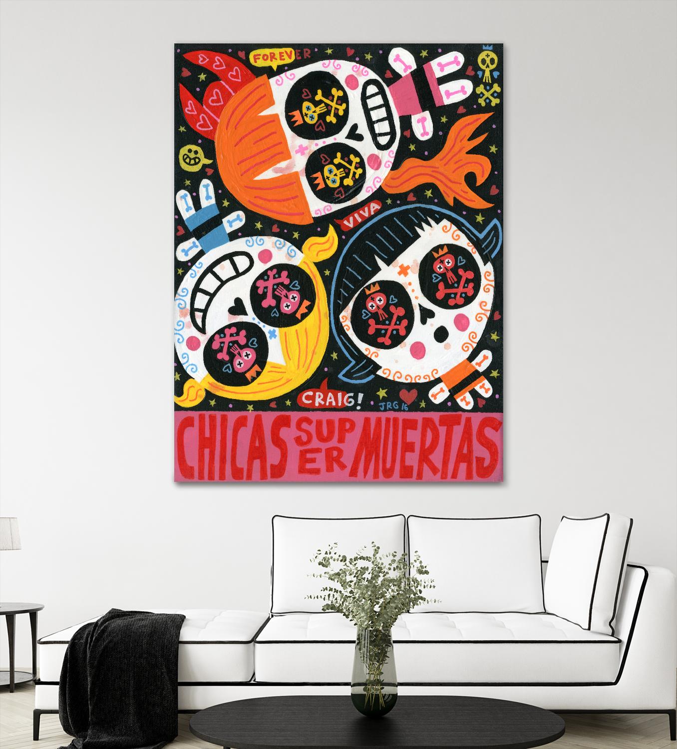 The Holy Trinity by Jorge R. Gutierrez on GIANT ART - multicolor ethnic; urban/pop surrealism