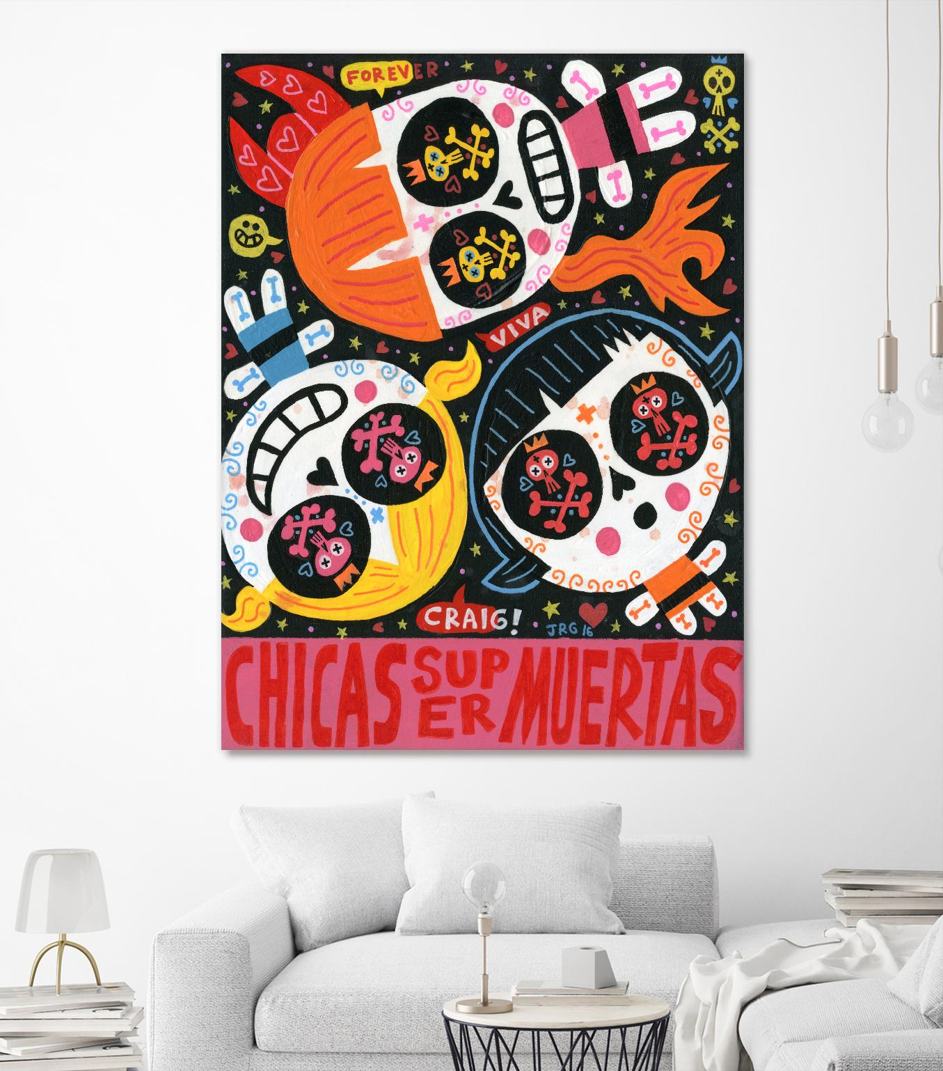 The Holy Trinity by Jorge R. Gutierrez on GIANT ART - multicolor ethnic; urban/pop surrealism