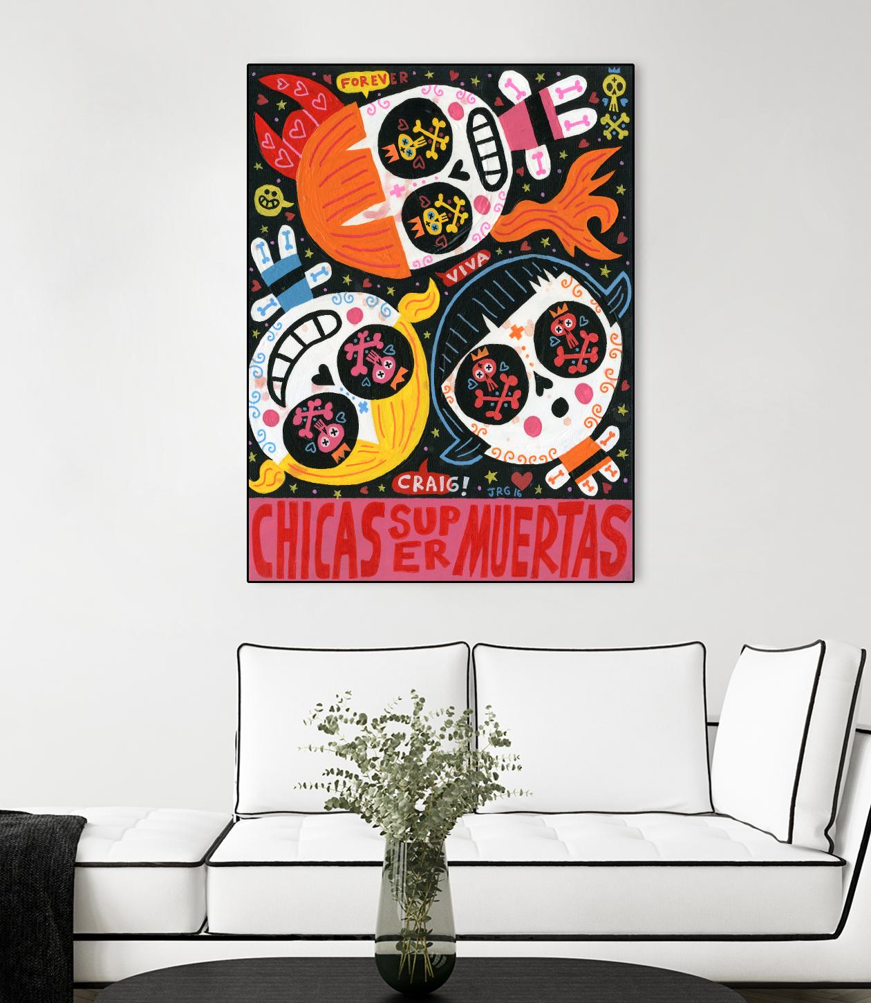 The Holy Trinity by Jorge R. Gutierrez on GIANT ART - multicolor ethnic; urban/pop surrealism