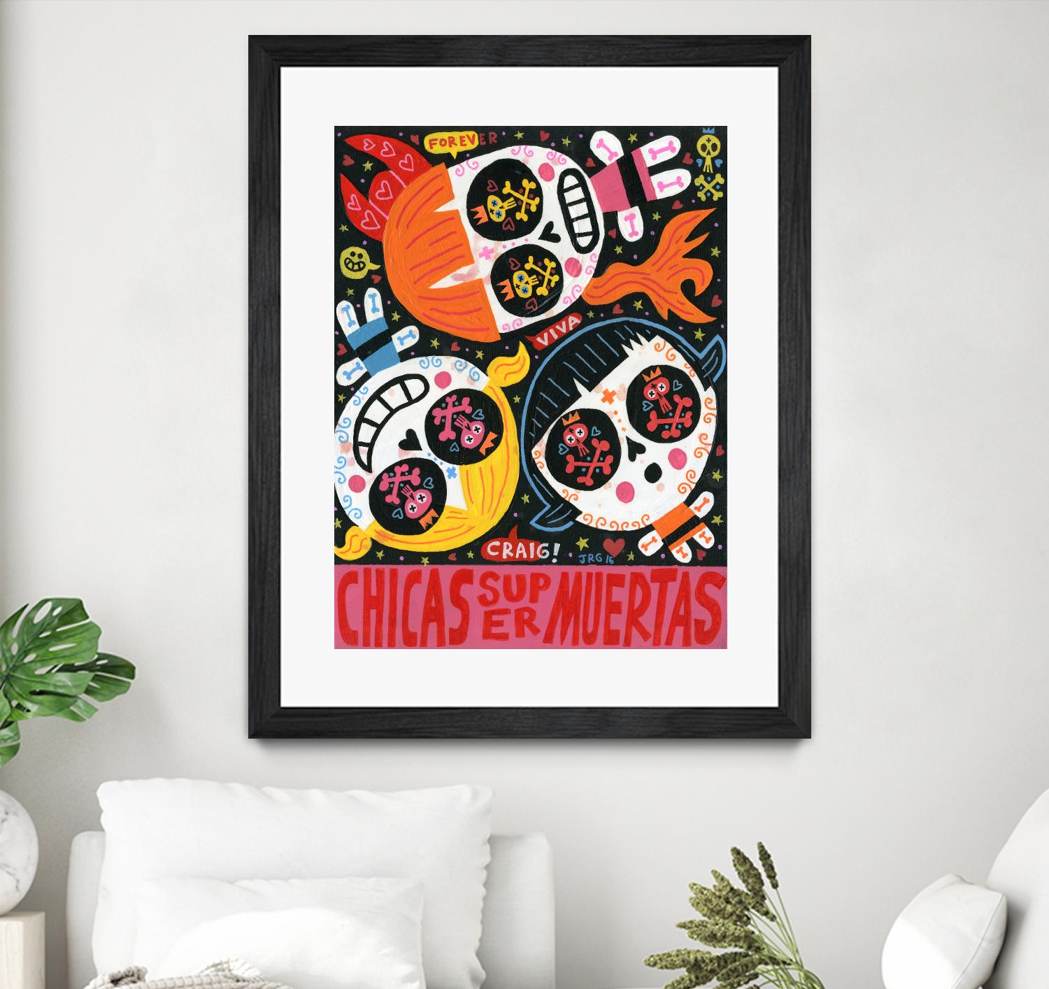 The Holy Trinity by Jorge R. Gutierrez on GIANT ART - multicolor ethnic; urban/pop surrealism