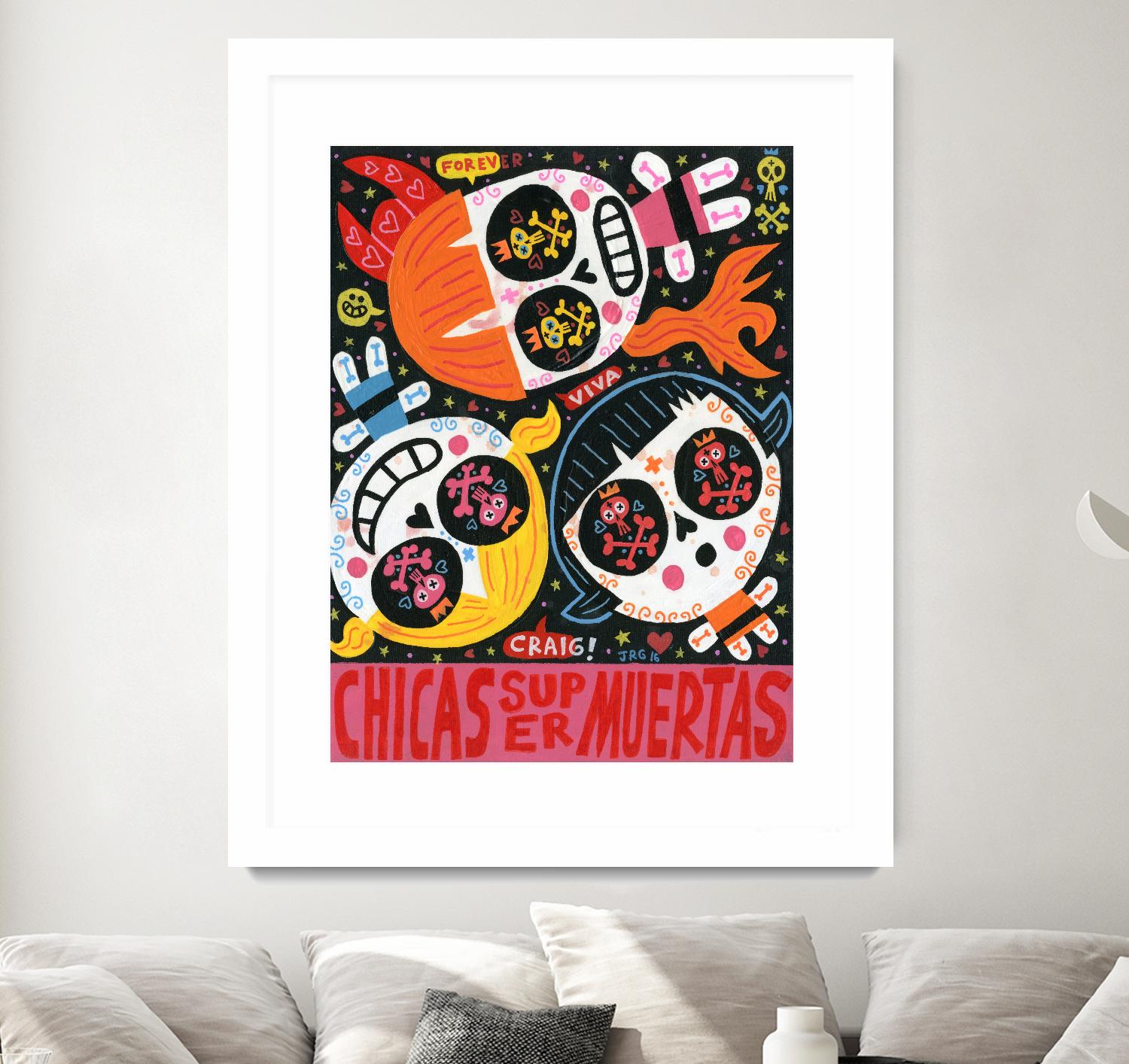 The Holy Trinity by Jorge R. Gutierrez on GIANT ART - multicolor ethnic; urban/pop surrealism