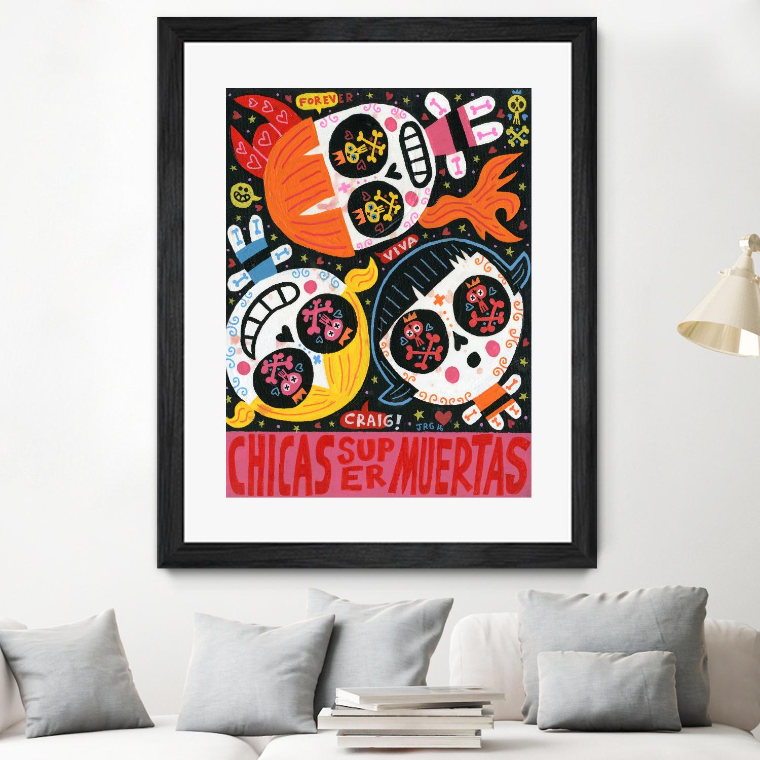 The Holy Trinity by Jorge R. Gutierrez on GIANT ART - multicolor ethnic; urban/pop surrealism