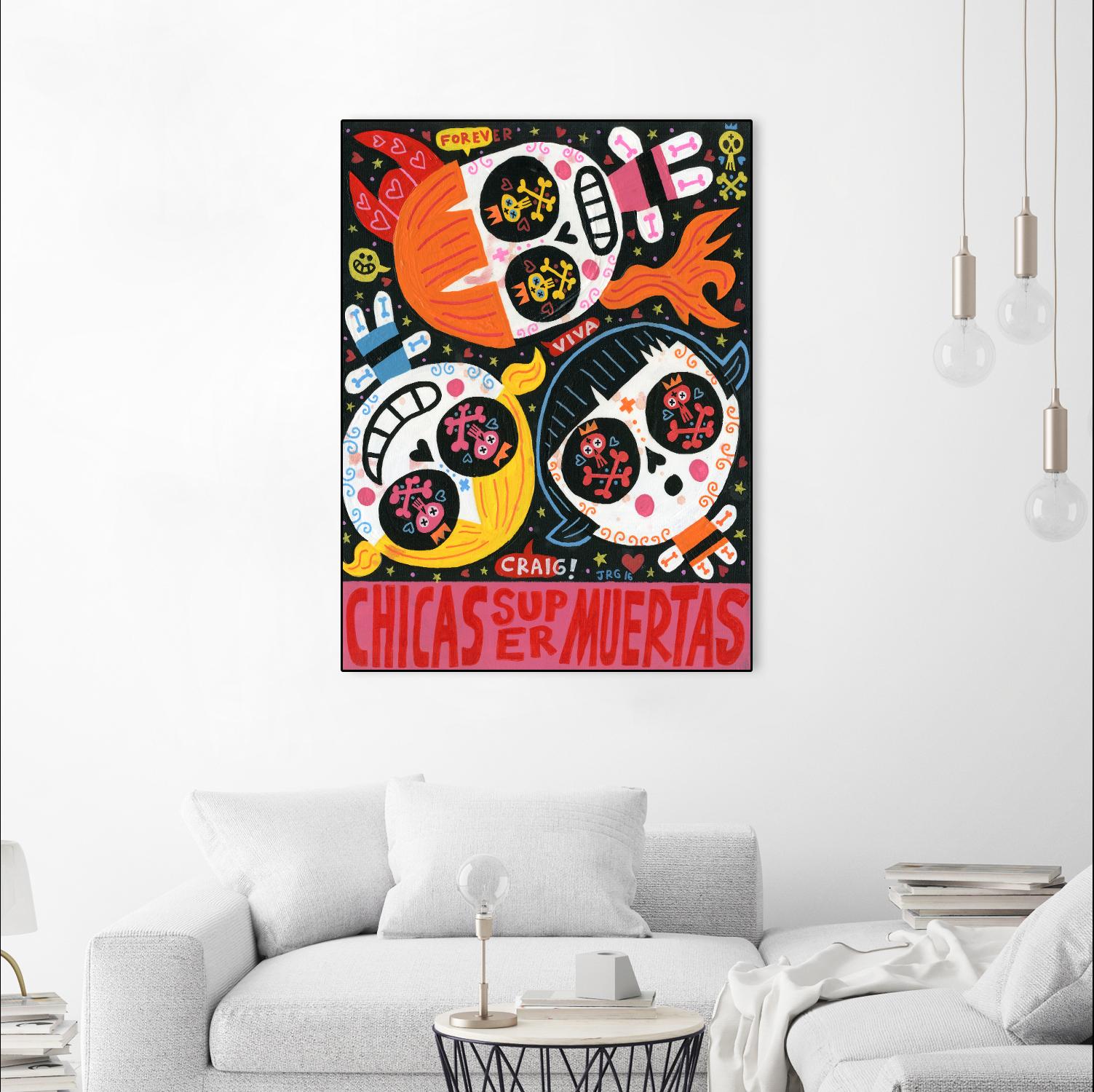 The Holy Trinity by Jorge R. Gutierrez on GIANT ART - multicolor ethnic; urban/pop surrealism