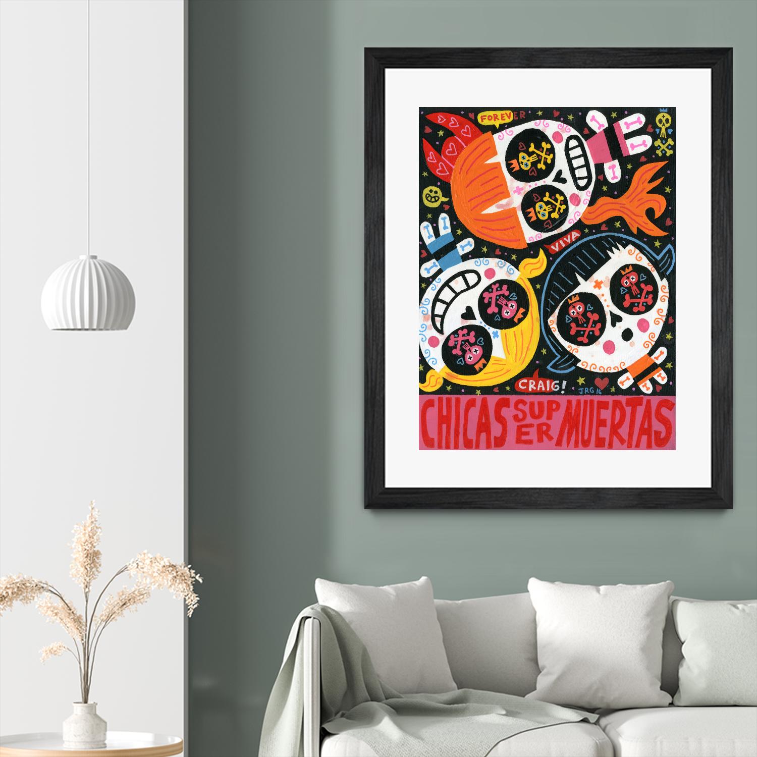 The Holy Trinity by Jorge R. Gutierrez on GIANT ART - multicolor ethnic; urban/pop surrealism