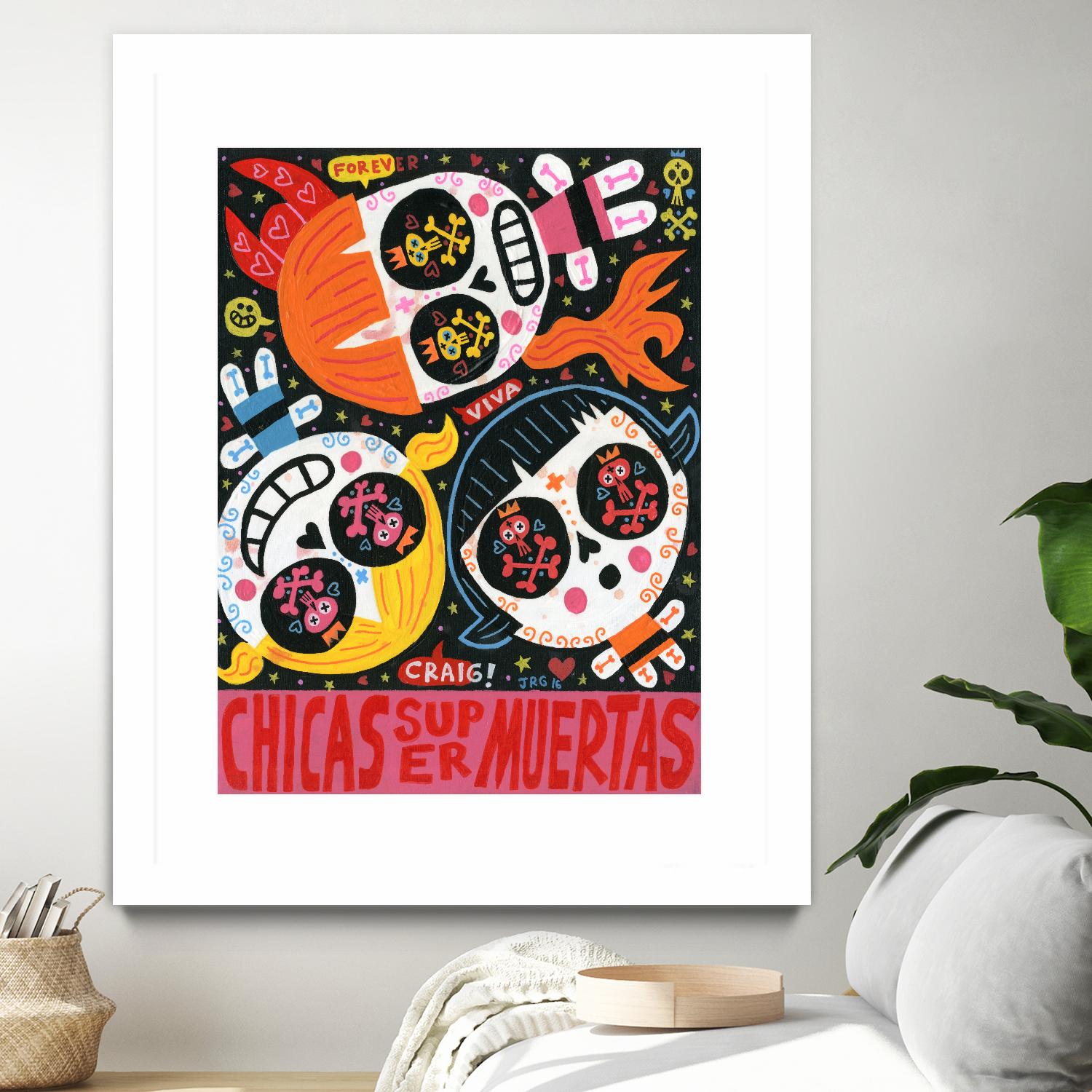 The Holy Trinity by Jorge R. Gutierrez on GIANT ART - multicolor ethnic; urban/pop surrealism