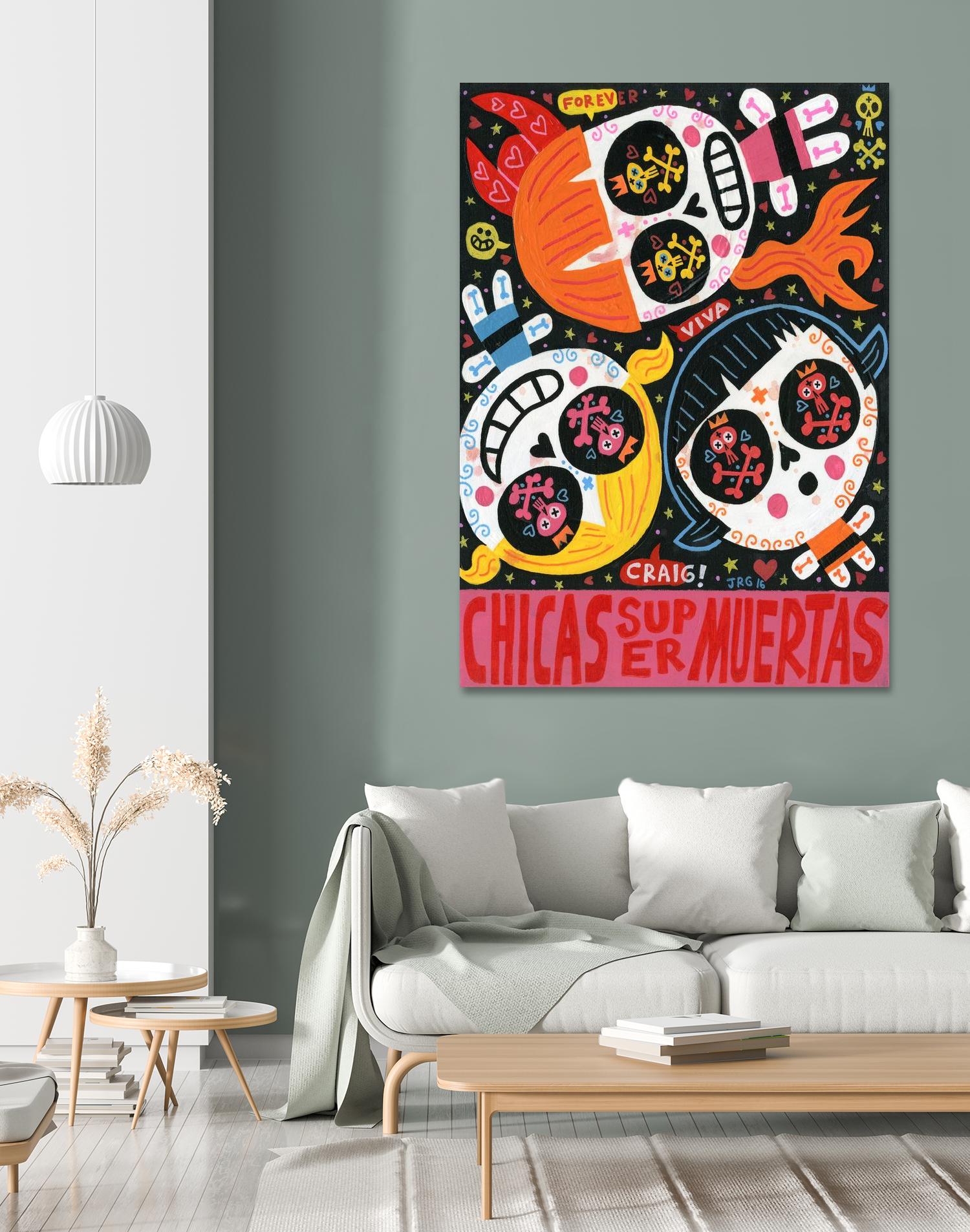 The Holy Trinity by Jorge R. Gutierrez on GIANT ART - multicolor ethnic; urban/pop surrealism