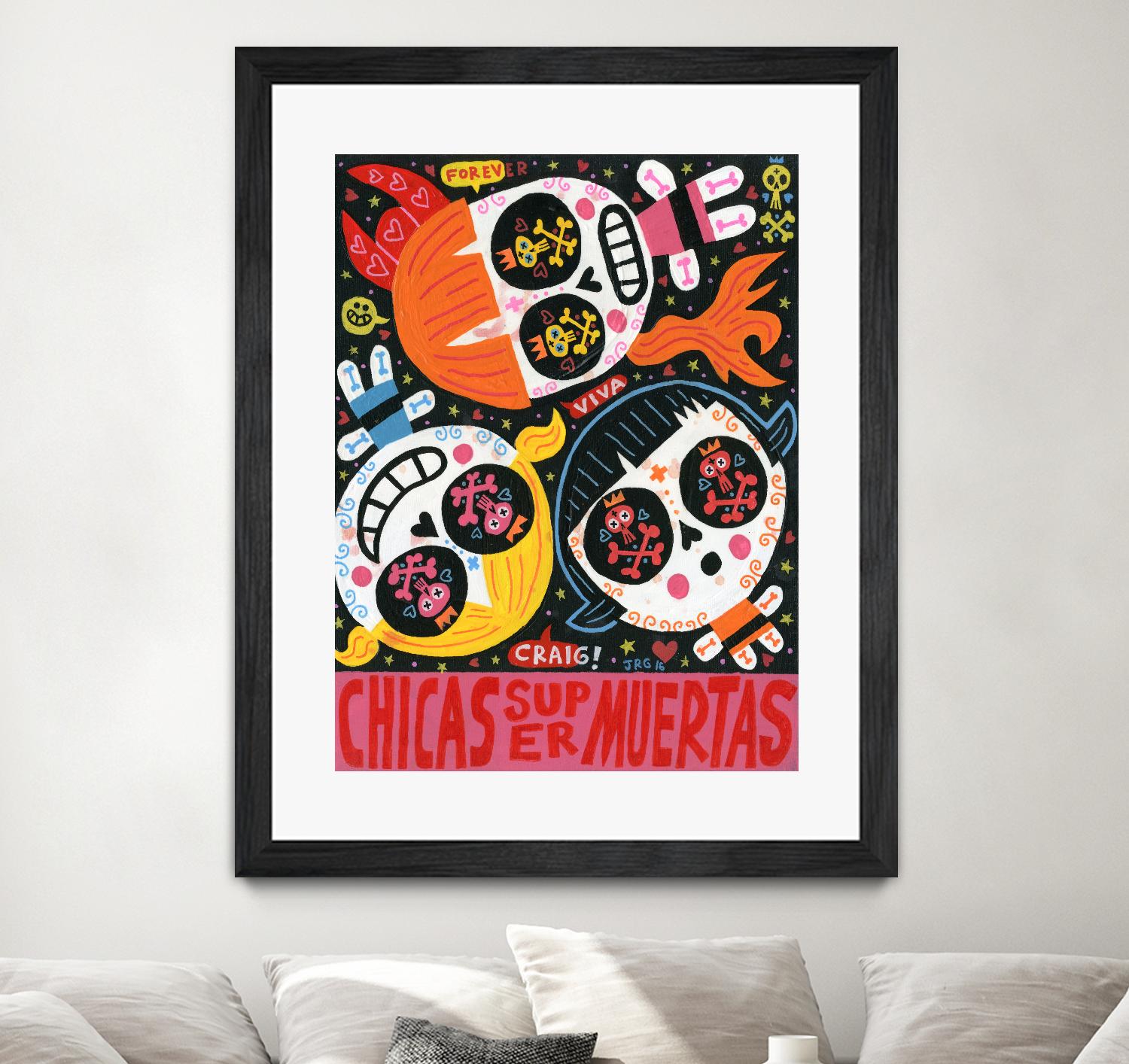 The Holy Trinity by Jorge R. Gutierrez on GIANT ART - multicolor ethnic; urban/pop surrealism