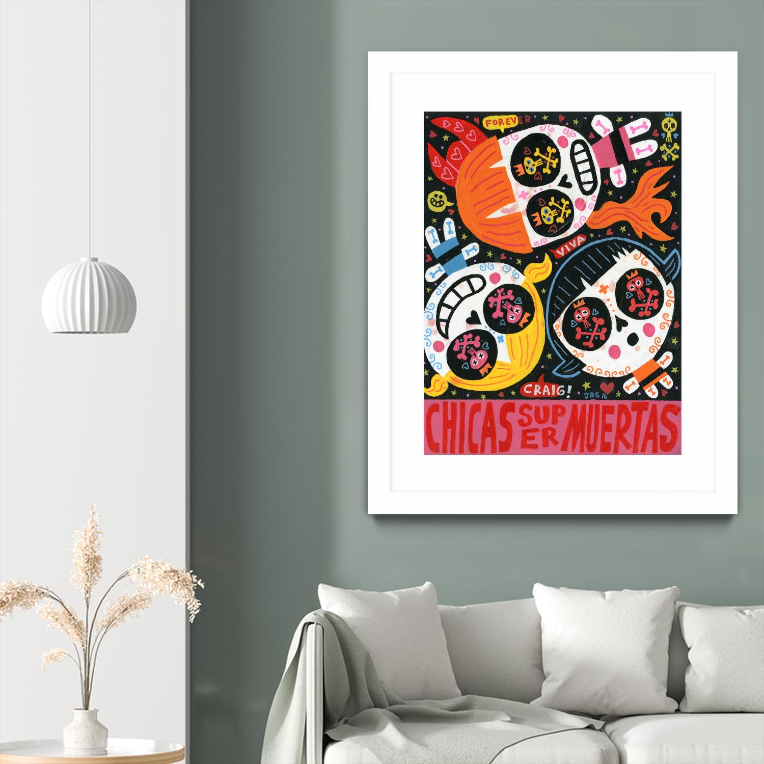 The Holy Trinity by Jorge R. Gutierrez on GIANT ART - multicolor ethnic; urban/pop surrealism