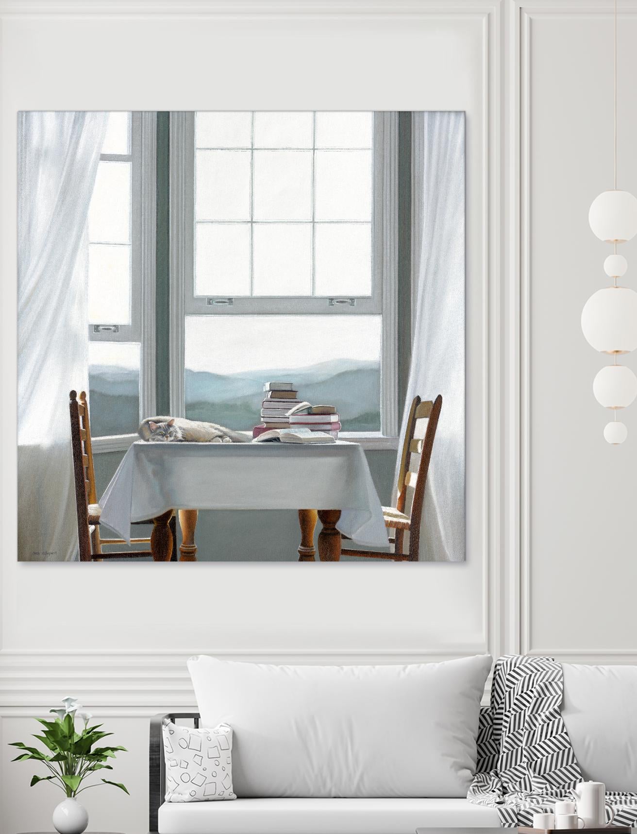 Accidental Scholar by Karen Hollingsworth on GIANT ART - multi floral/still life, landscapes, animals, cats, windows