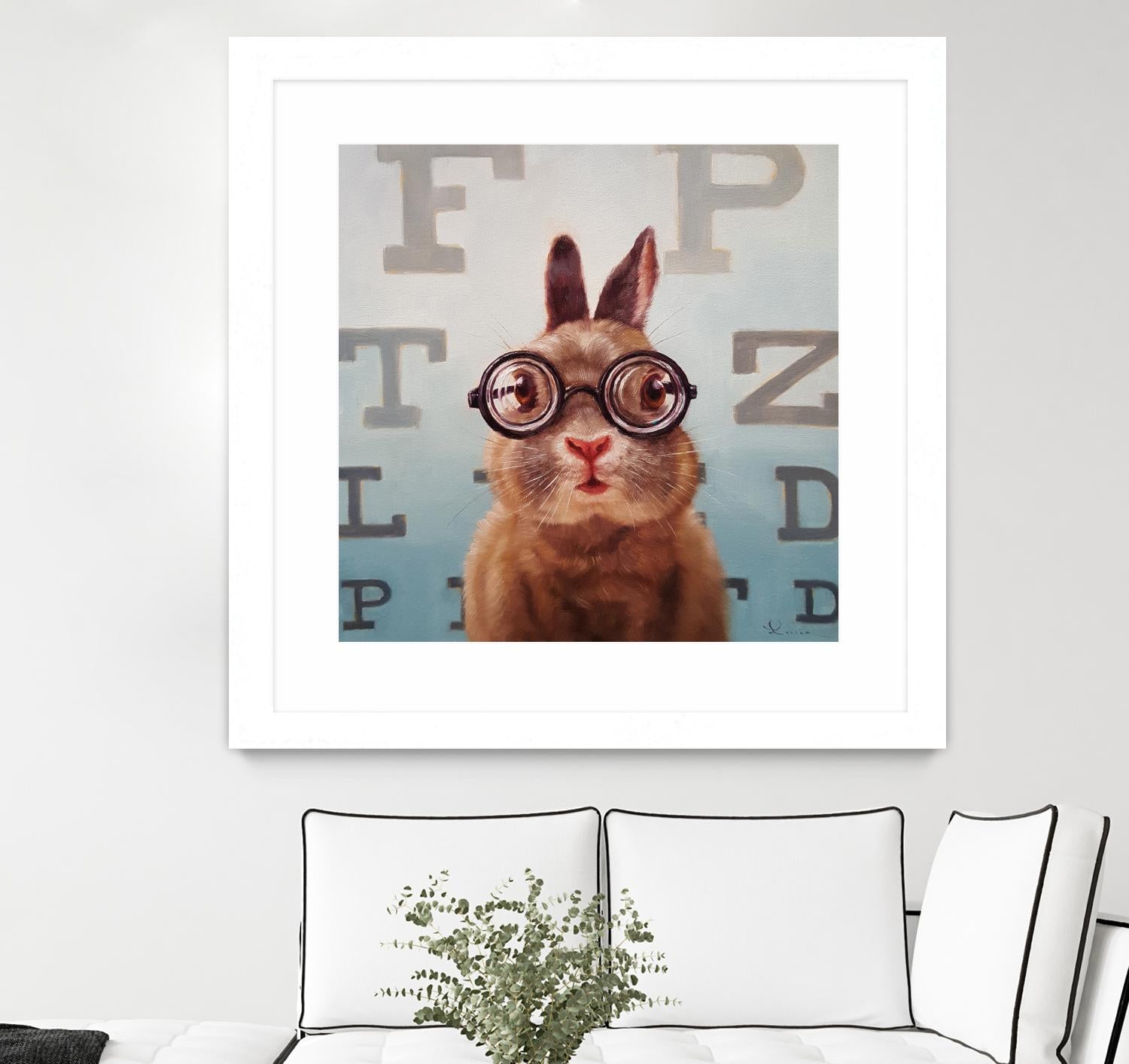 Four Eyes by Lucia Heffernan on GIANT ART - multicolor urban/pop surrealism; animals