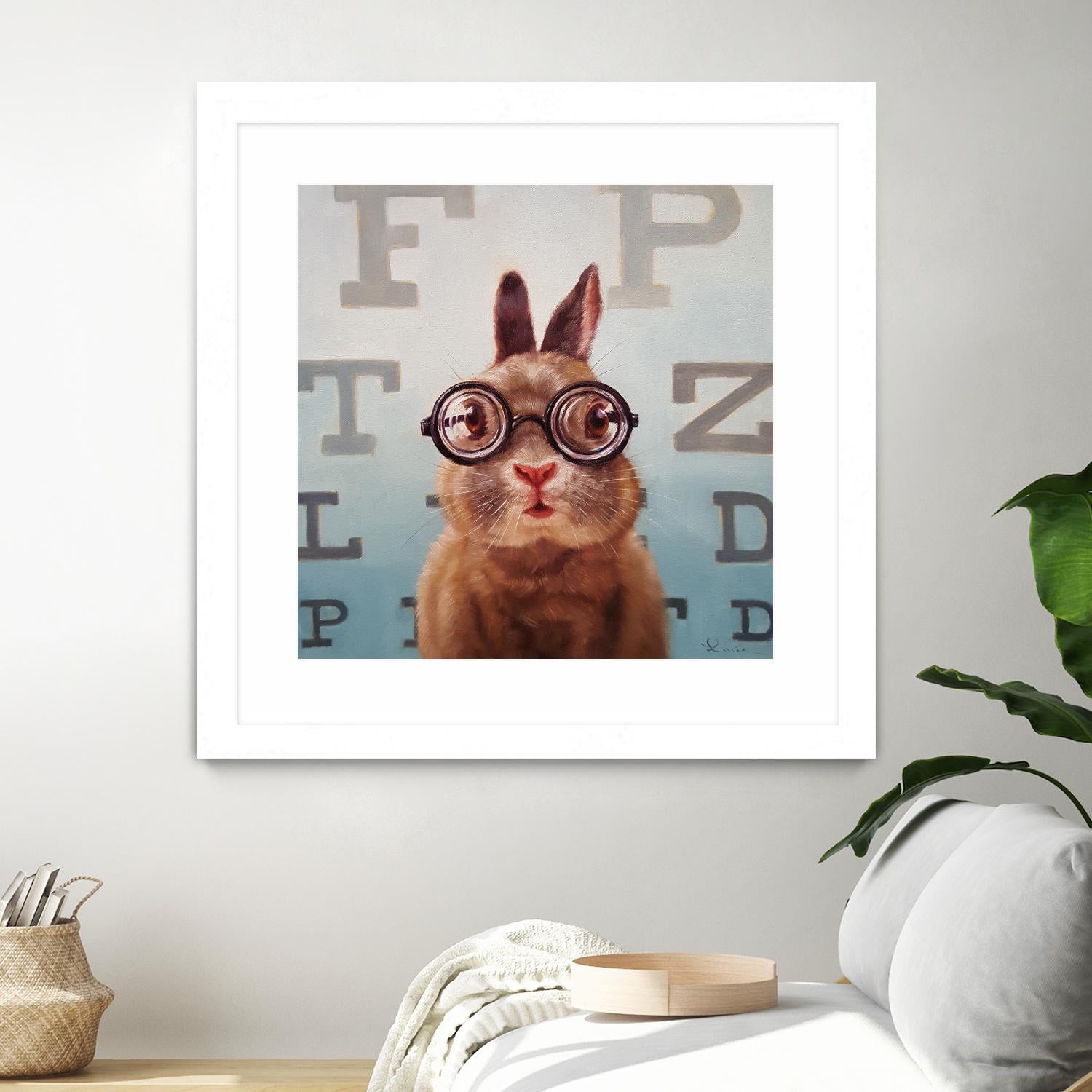 Four Eyes by Lucia Heffernan on GIANT ART - multicolor urban/pop surrealism; animals