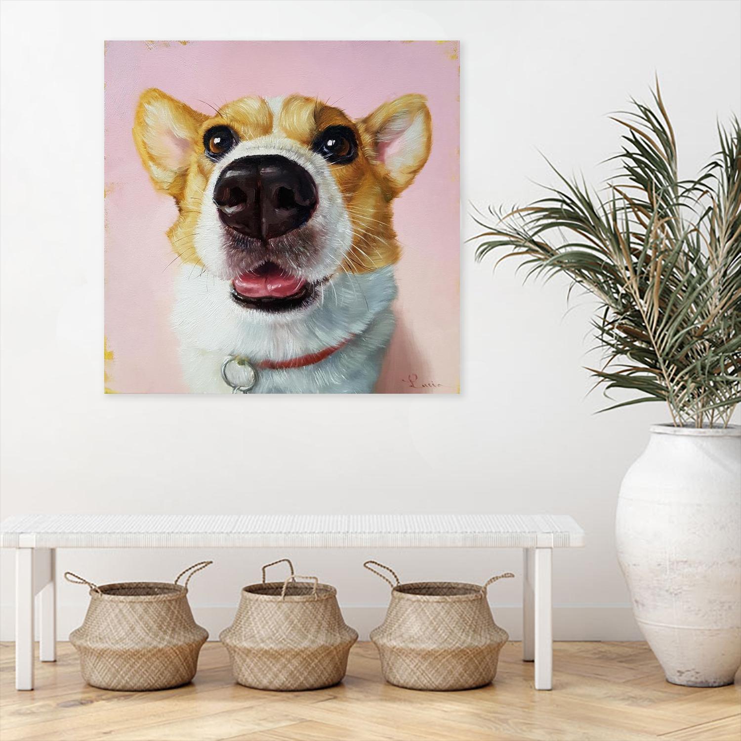 Follow Your Nose 3 by Lucia Heffernan on GIANT ART - multicolor animals