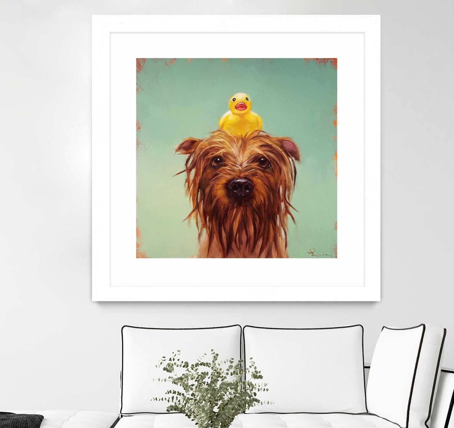 Bath Time by Lucia Heffernan on GIANT ART - multicolor urban/pop surrealism; animals