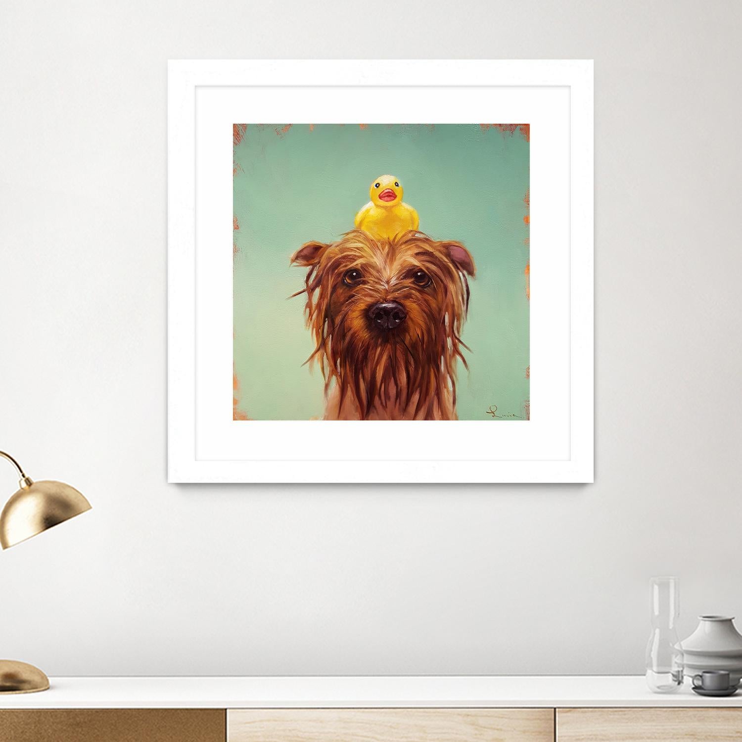 Bath Time by Lucia Heffernan on GIANT ART - multicolor urban/pop surrealism; animals