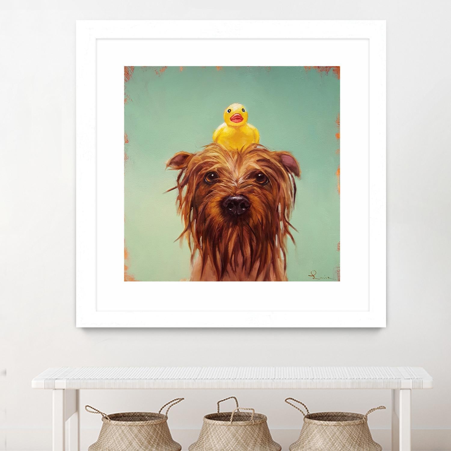 Bath Time by Lucia Heffernan on GIANT ART - multicolor urban/pop surrealism; animals