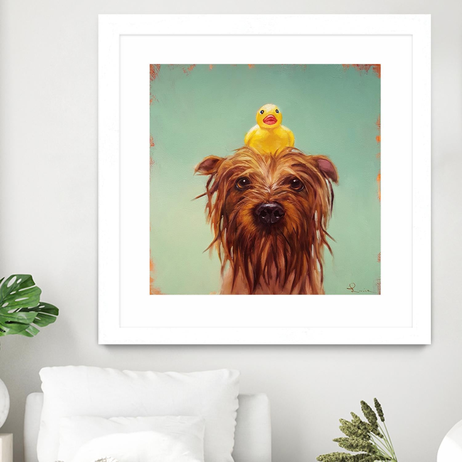 Bath Time by Lucia Heffernan on GIANT ART - multicolor urban/pop surrealism; animals