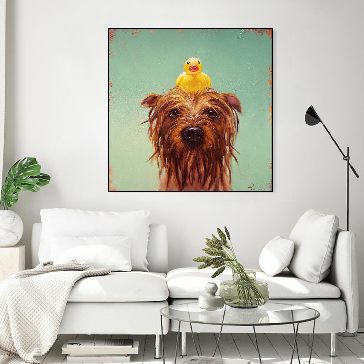 Bath Time by Lucia Heffernan on GIANT ART - multicolor urban/pop surrealism; animals