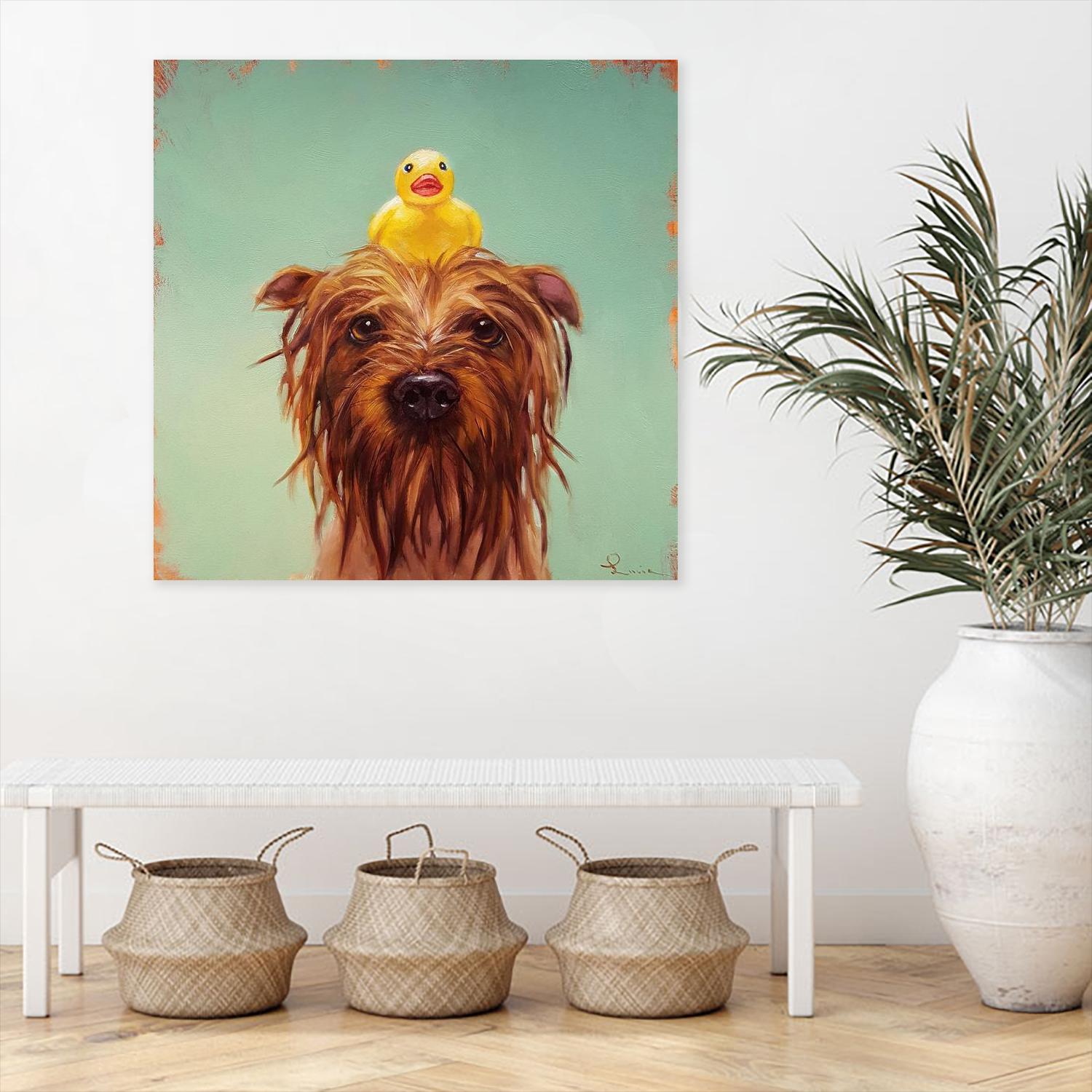 Bath Time by Lucia Heffernan on GIANT ART - multicolor urban/pop surrealism; animals