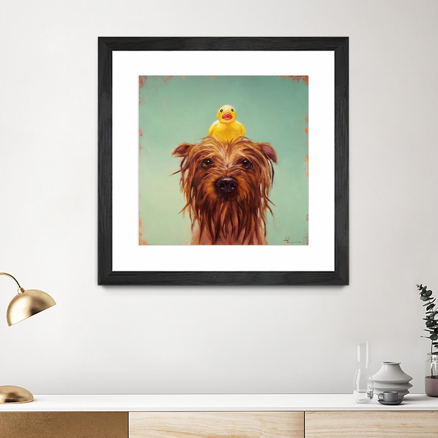 Bath Time by Lucia Heffernan on GIANT ART - multicolor urban/pop surrealism; animals