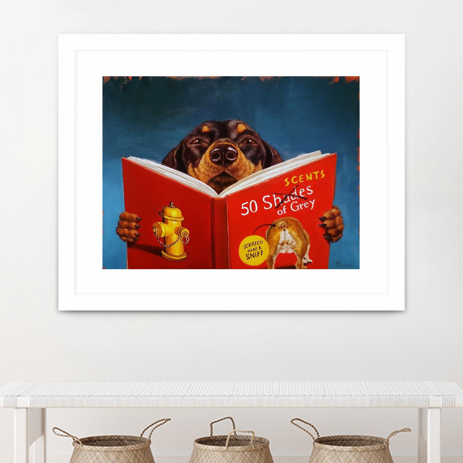 50 Scents of Grey by Lucia Heffernan on GIANT ART - multicolor urban/pop surrealism; animals