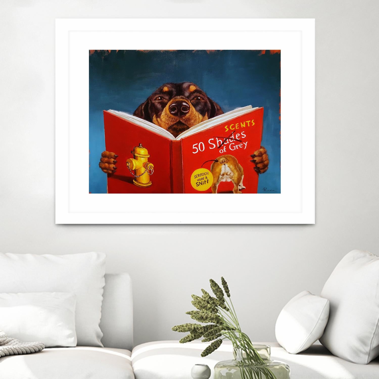 50 Scents of Grey by Lucia Heffernan on GIANT ART - multicolor urban/pop surrealism; animals