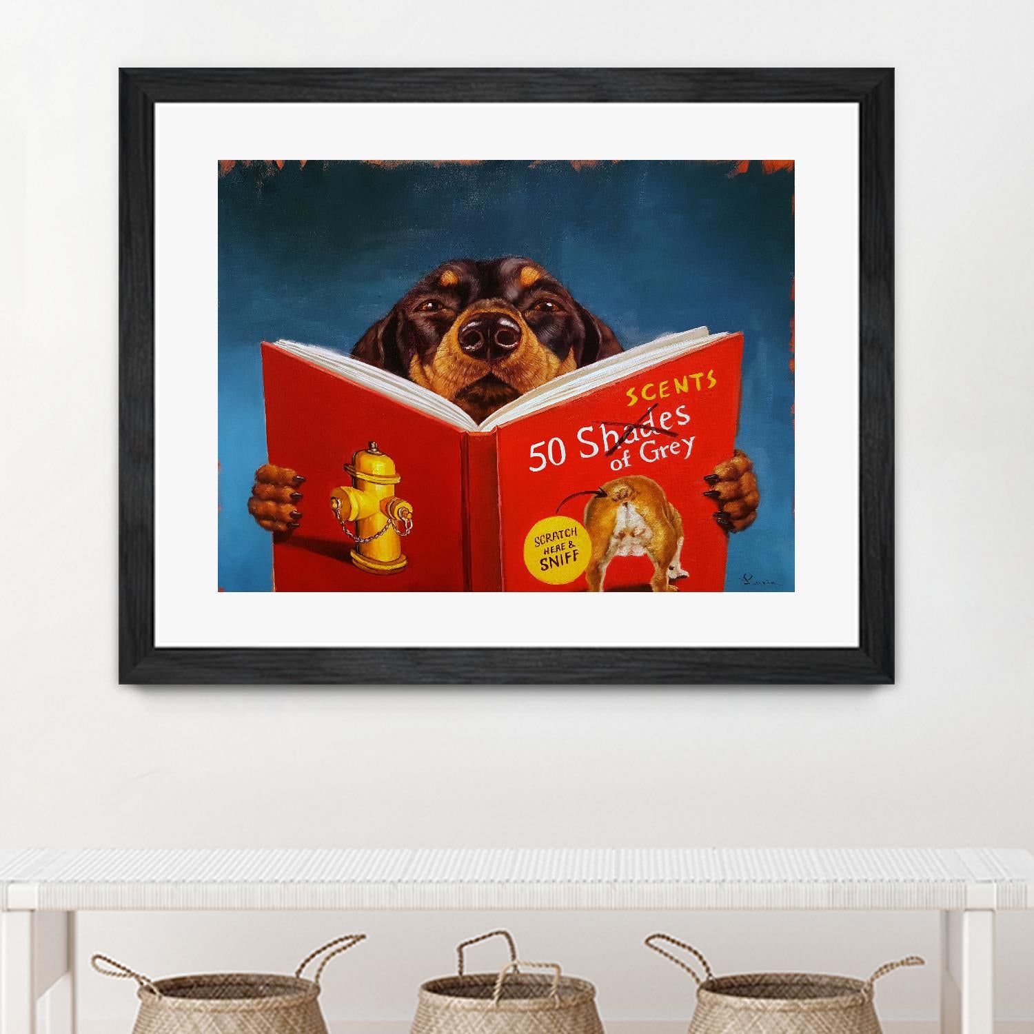 50 Scents of Grey by Lucia Heffernan on GIANT ART - multicolor urban/pop surrealism; animals