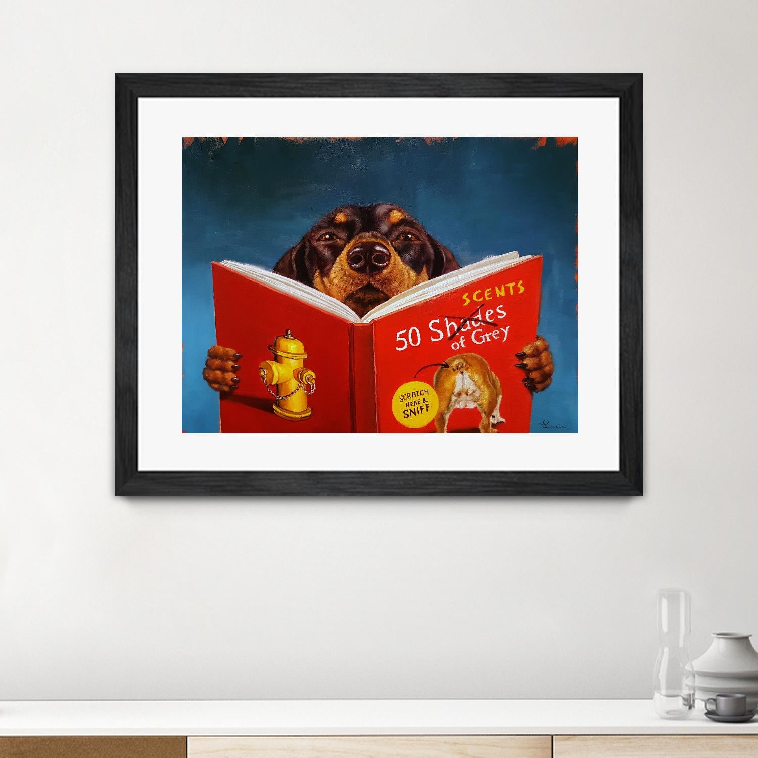 50 Scents of Grey by Lucia Heffernan on GIANT ART - multicolor urban/pop surrealism; animals