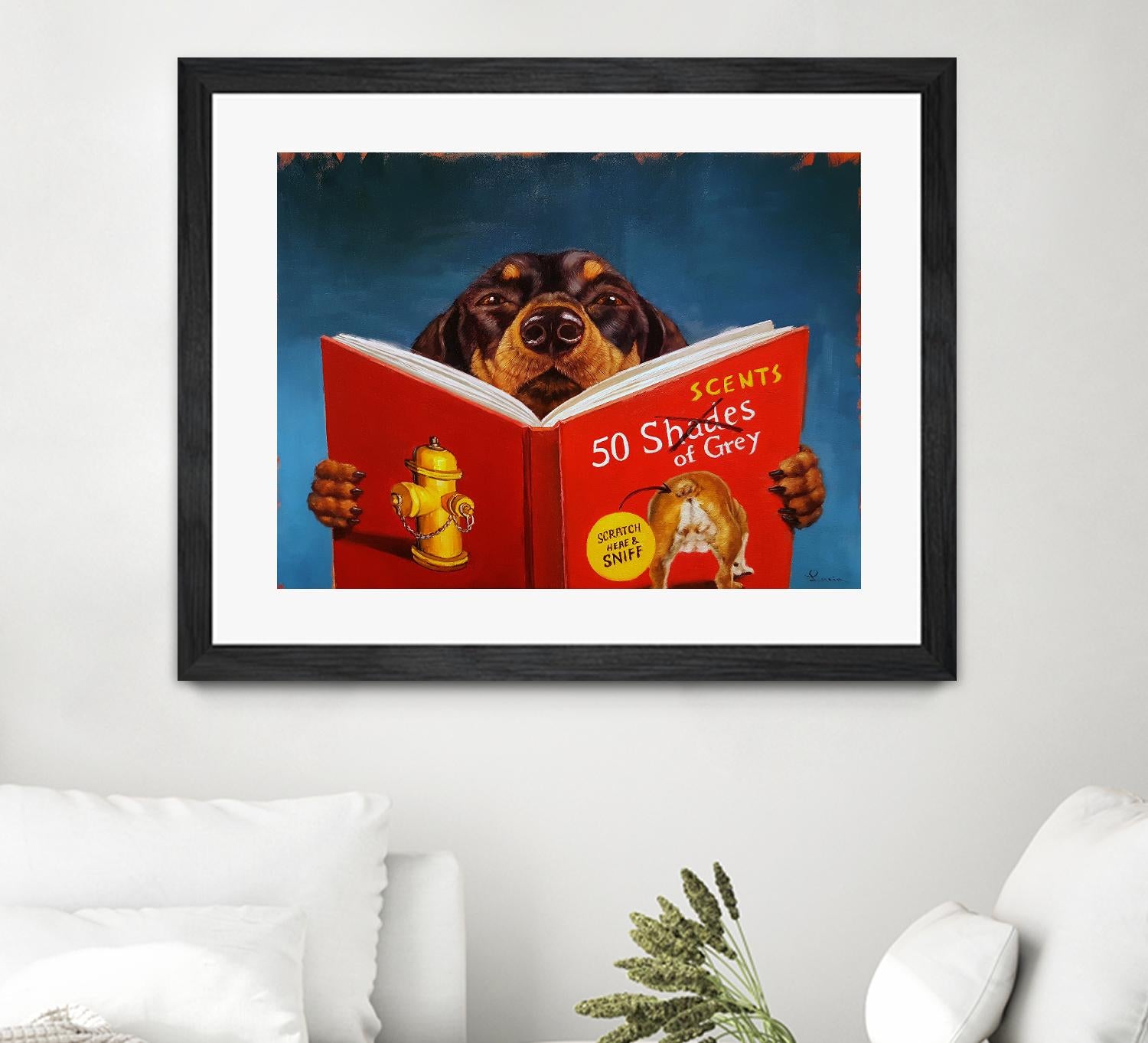 50 Scents of Grey by Lucia Heffernan on GIANT ART - multicolor urban/pop surrealism; animals