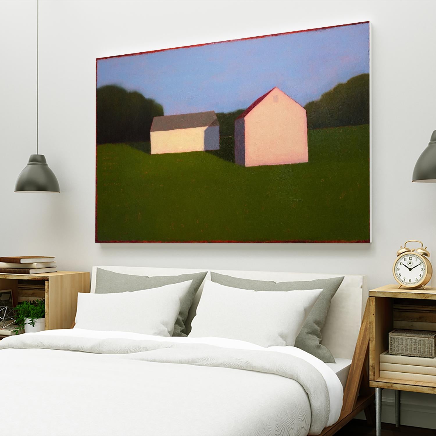 A Simple Life by Tracy Helgeson on GIANT ART - multicolor landscapes; contemporary