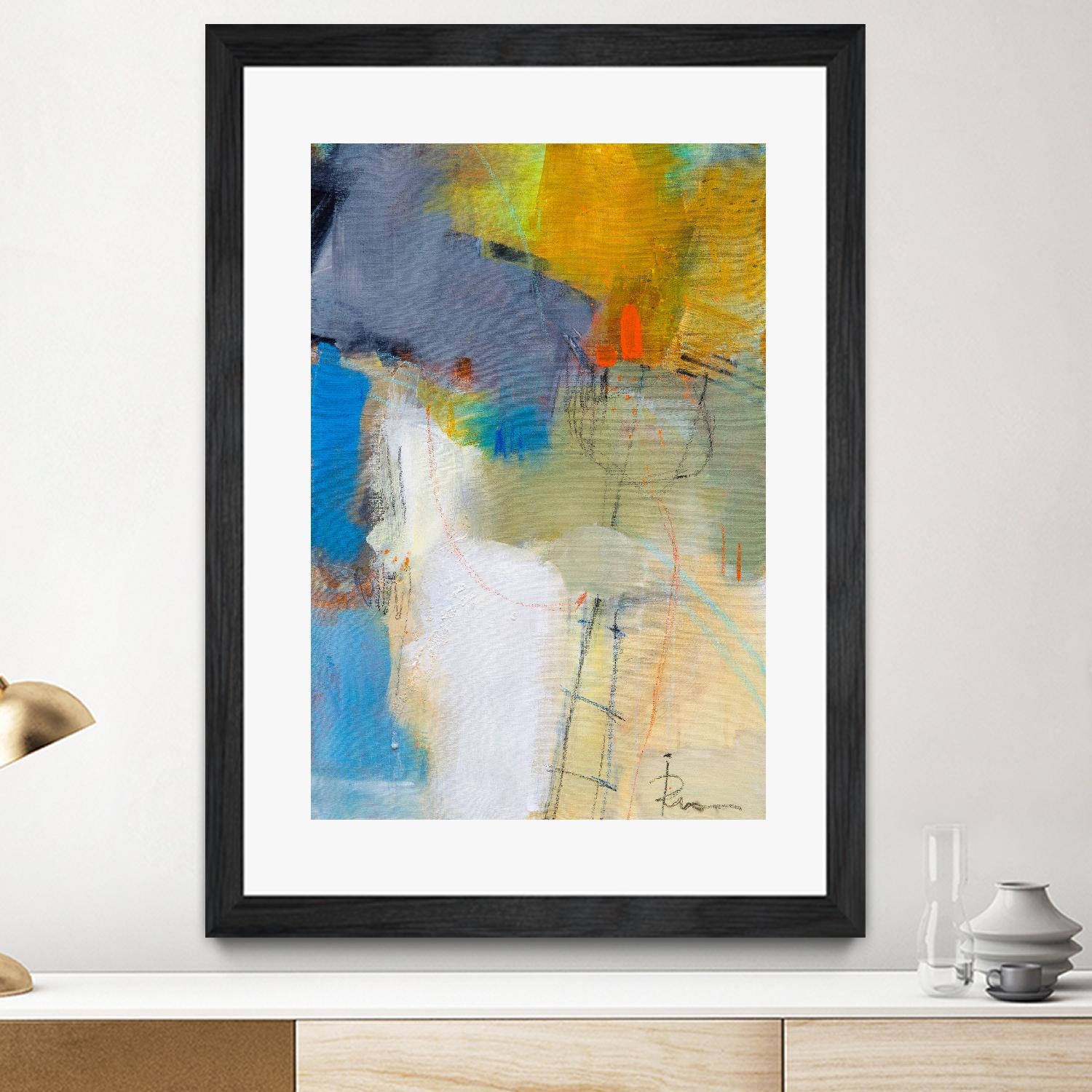 New Lock I by Ira Ivanova on GIANT ART - multicolor abstracts; contemporary