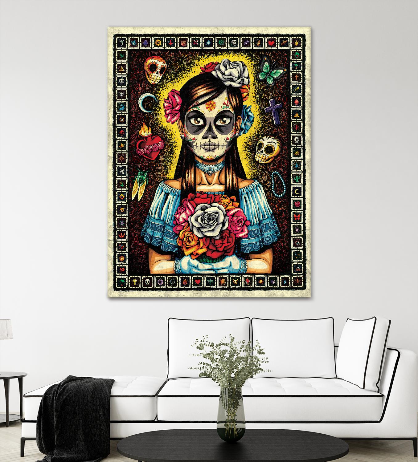 Muerta by Nicholas Ivins on GIANT ART - multicolor urban/pop surrealism; ethnic