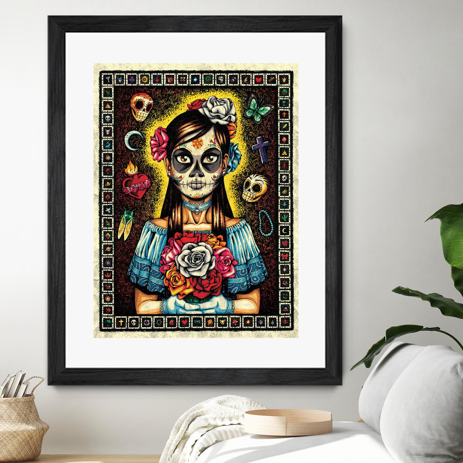 Muerta by Nicholas Ivins on GIANT ART - multicolor urban/pop surrealism; ethnic