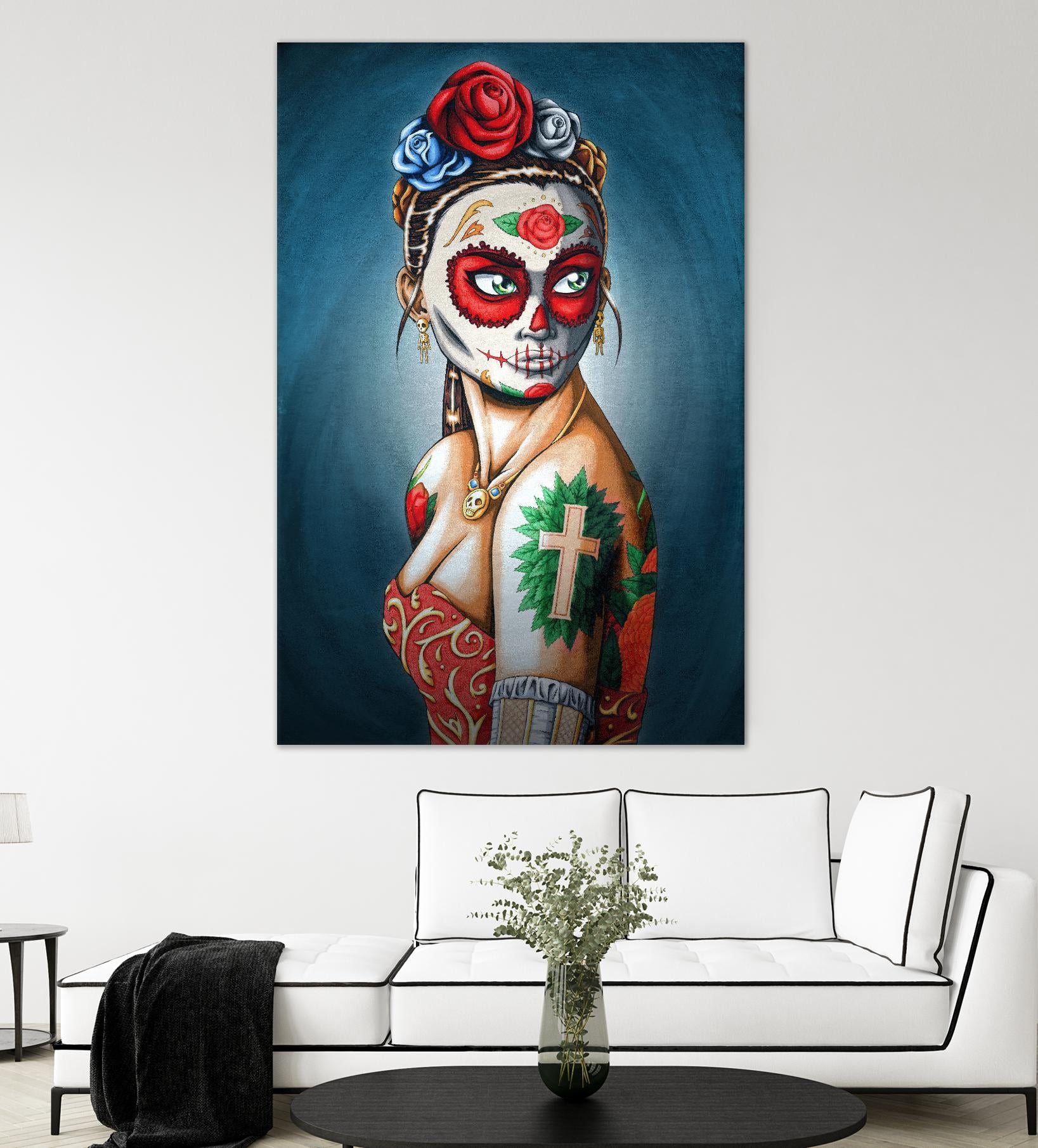 Luna by Nicholas Ivins on GIANT ART - multicolor urban/pop surrealism; ethnic
