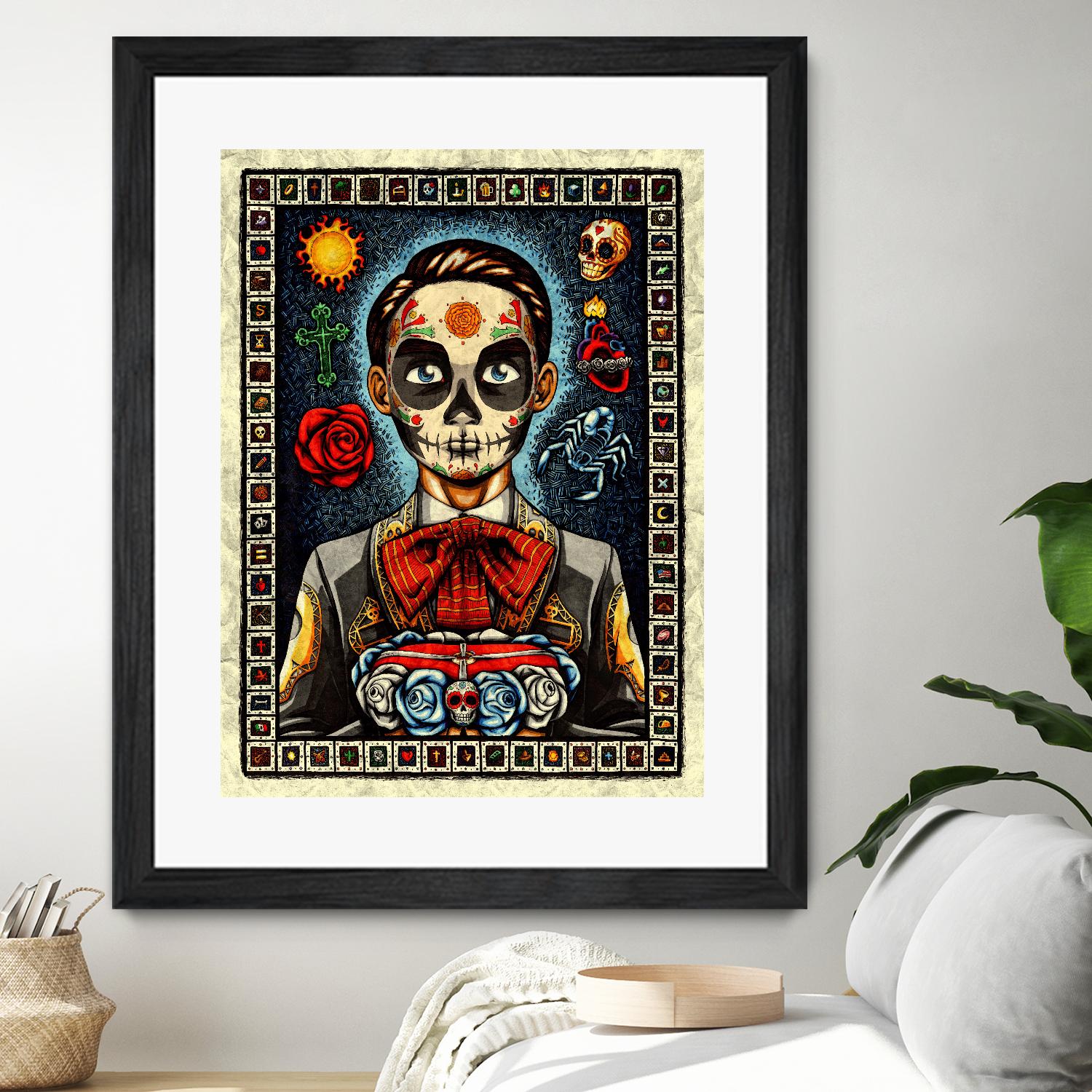 Muerto by Nicholas Ivins on GIANT ART - multicolor urban/pop surrealism; ethnic
