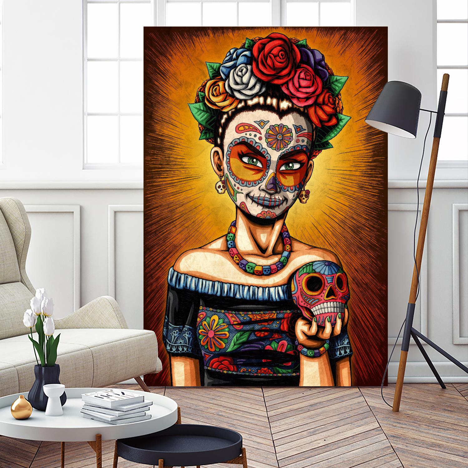 Rita by Nicholas Ivins on GIANT ART - multicolor urban/pop surrealism; ethnic