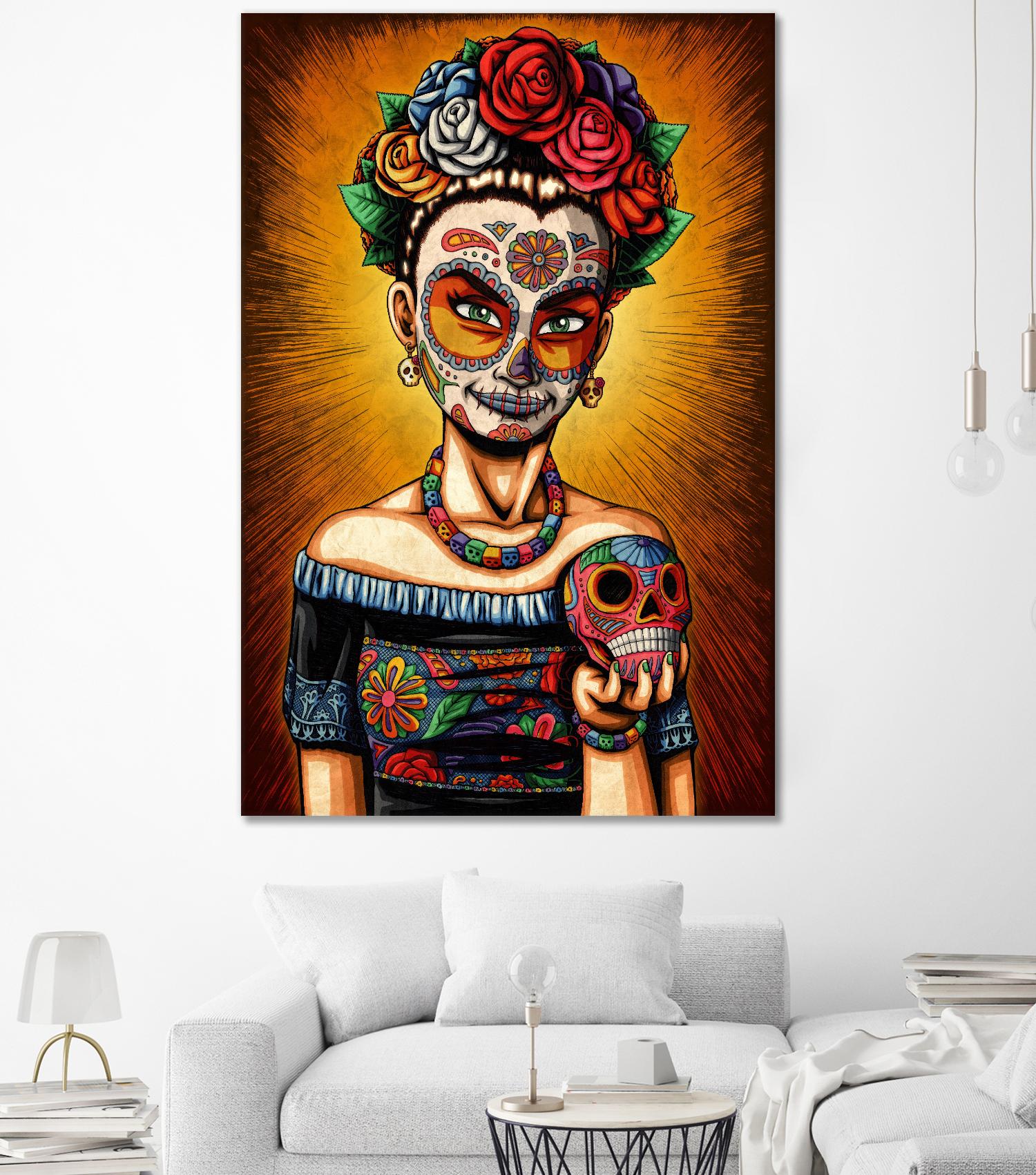 Rita by Nicholas Ivins on GIANT ART - multicolor urban/pop surrealism; ethnic